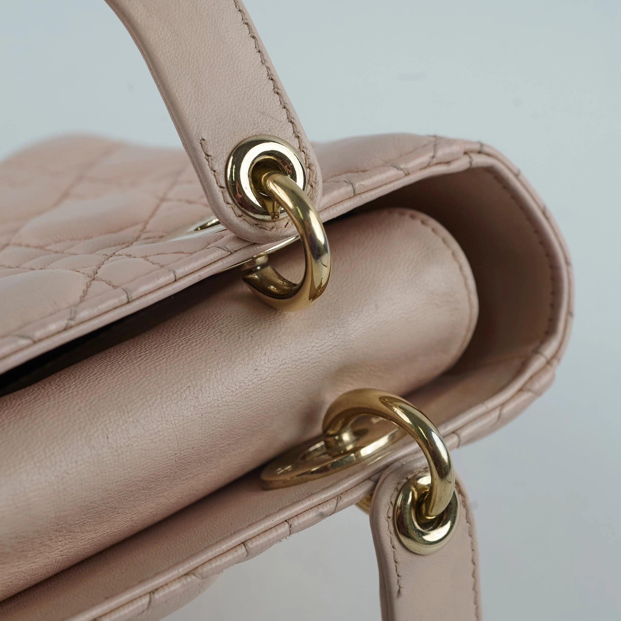 Christian Dior Medium ABC Lady Dior Bag Light Pink