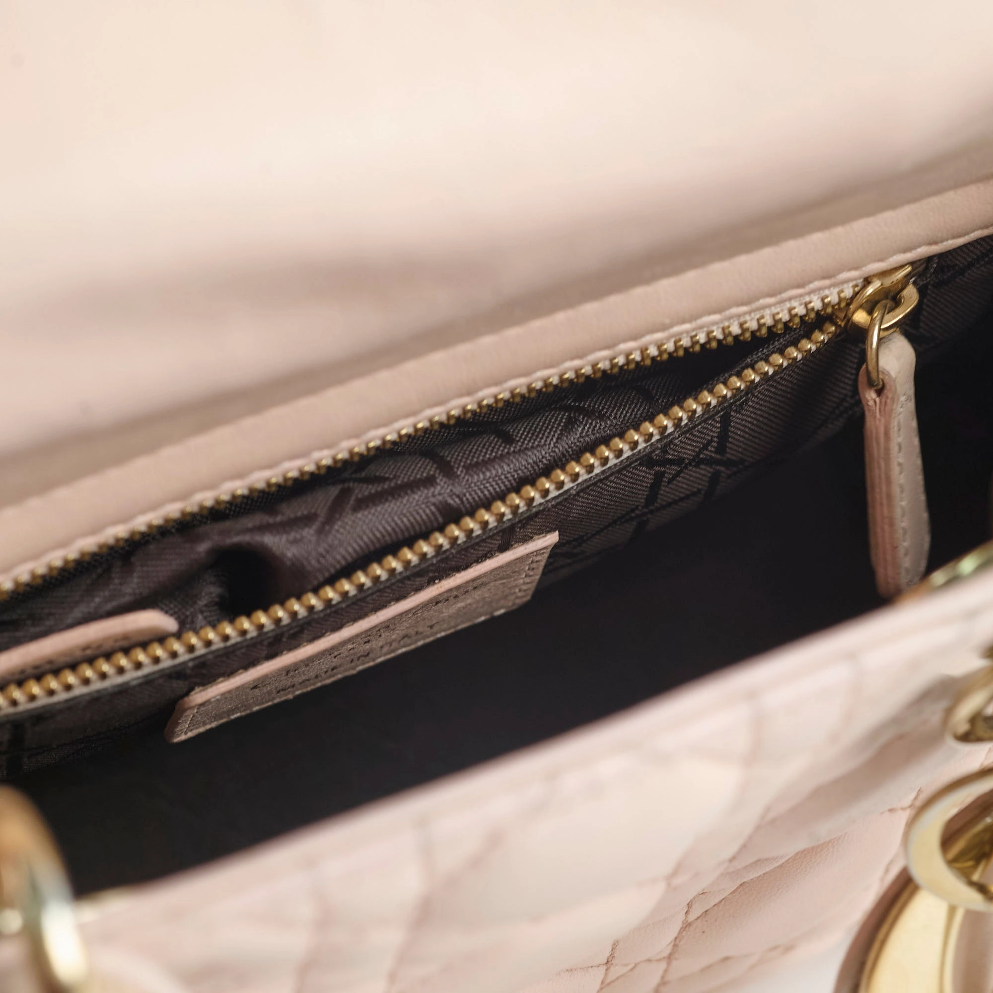 Christian Dior Medium ABC Lady Dior Bag Light Pink