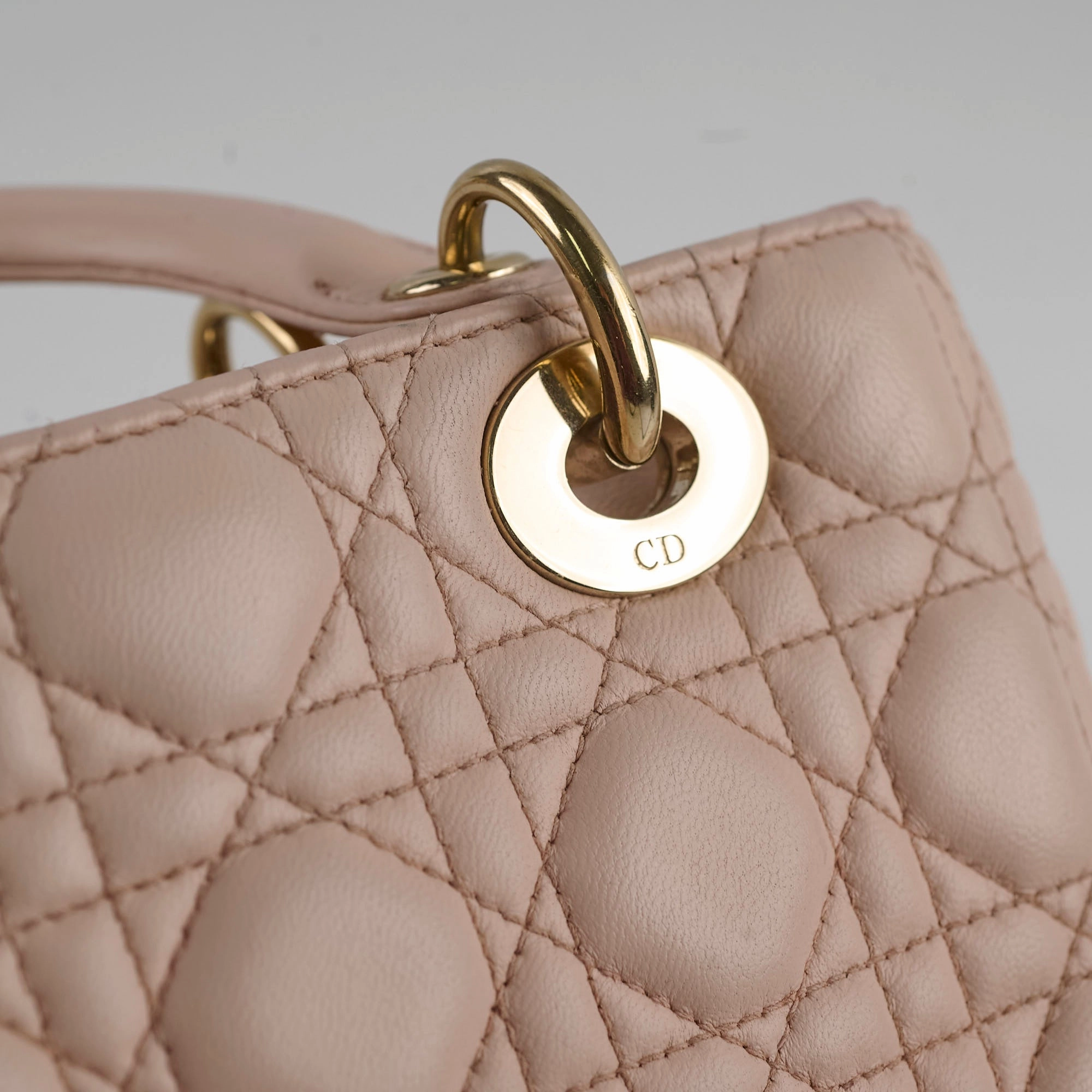 Christian Dior Medium ABC Lady Dior Bag Light Pink