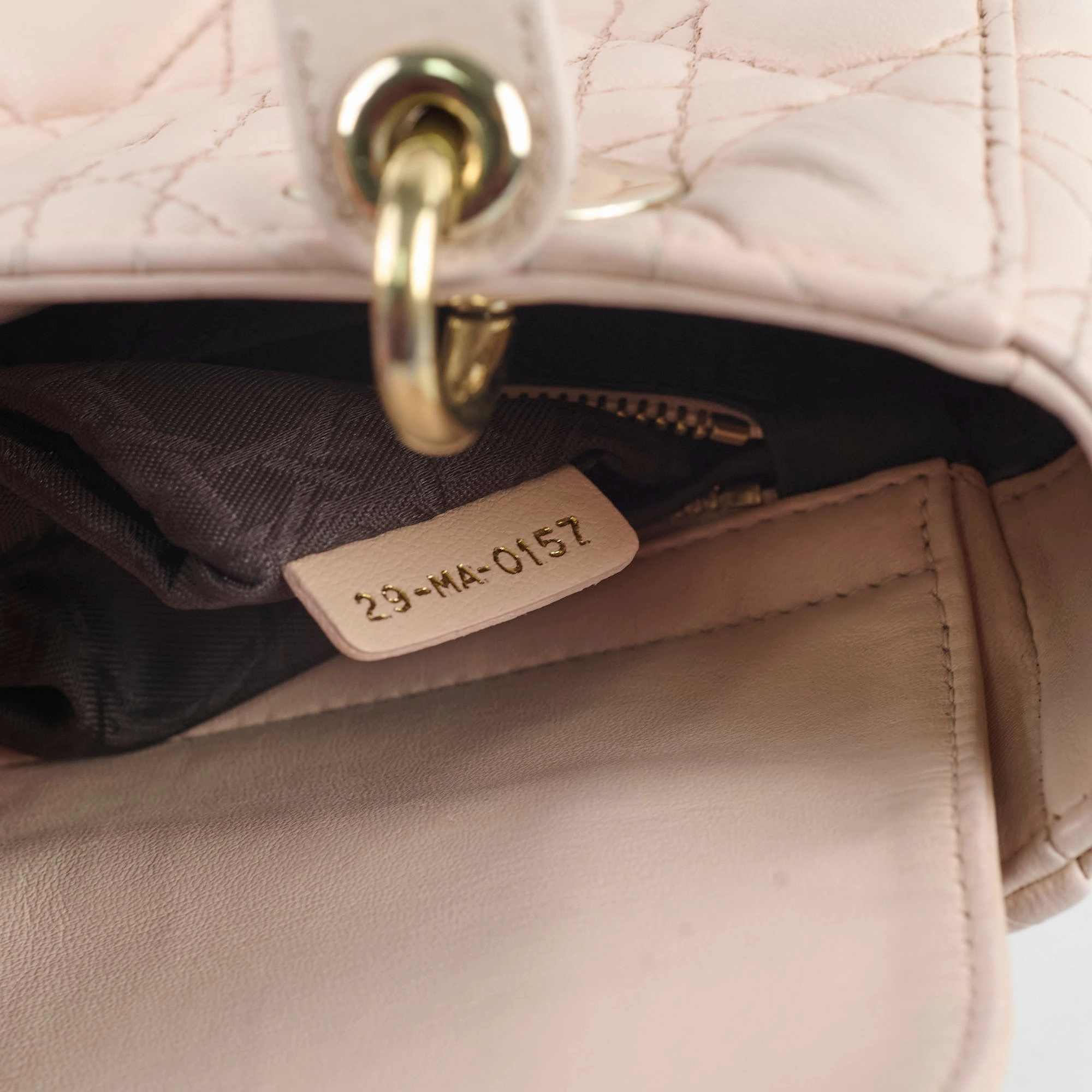 Christian Dior Medium ABC Lady Dior Bag Light Pink