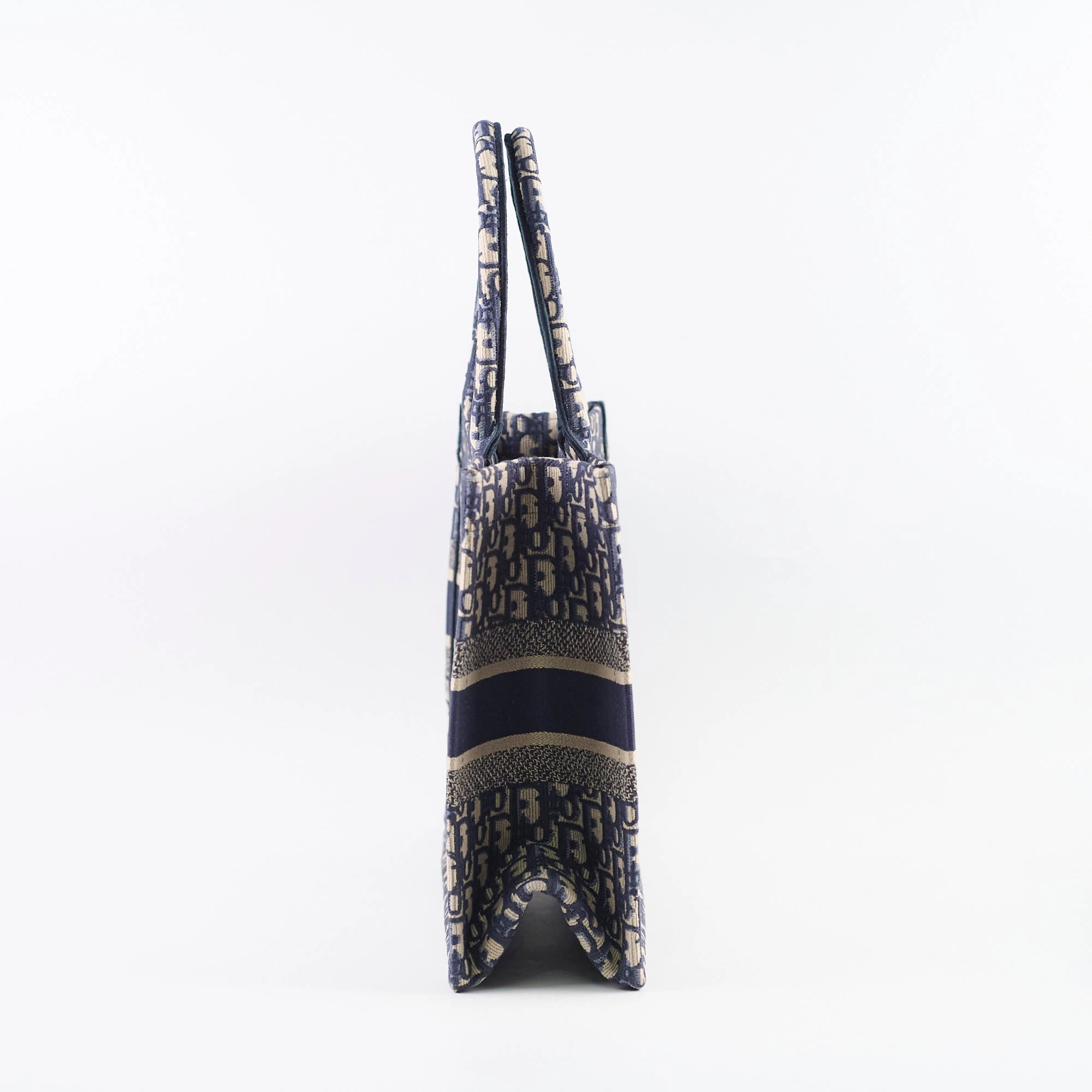 Christian Dior Medium Book Tote Navy