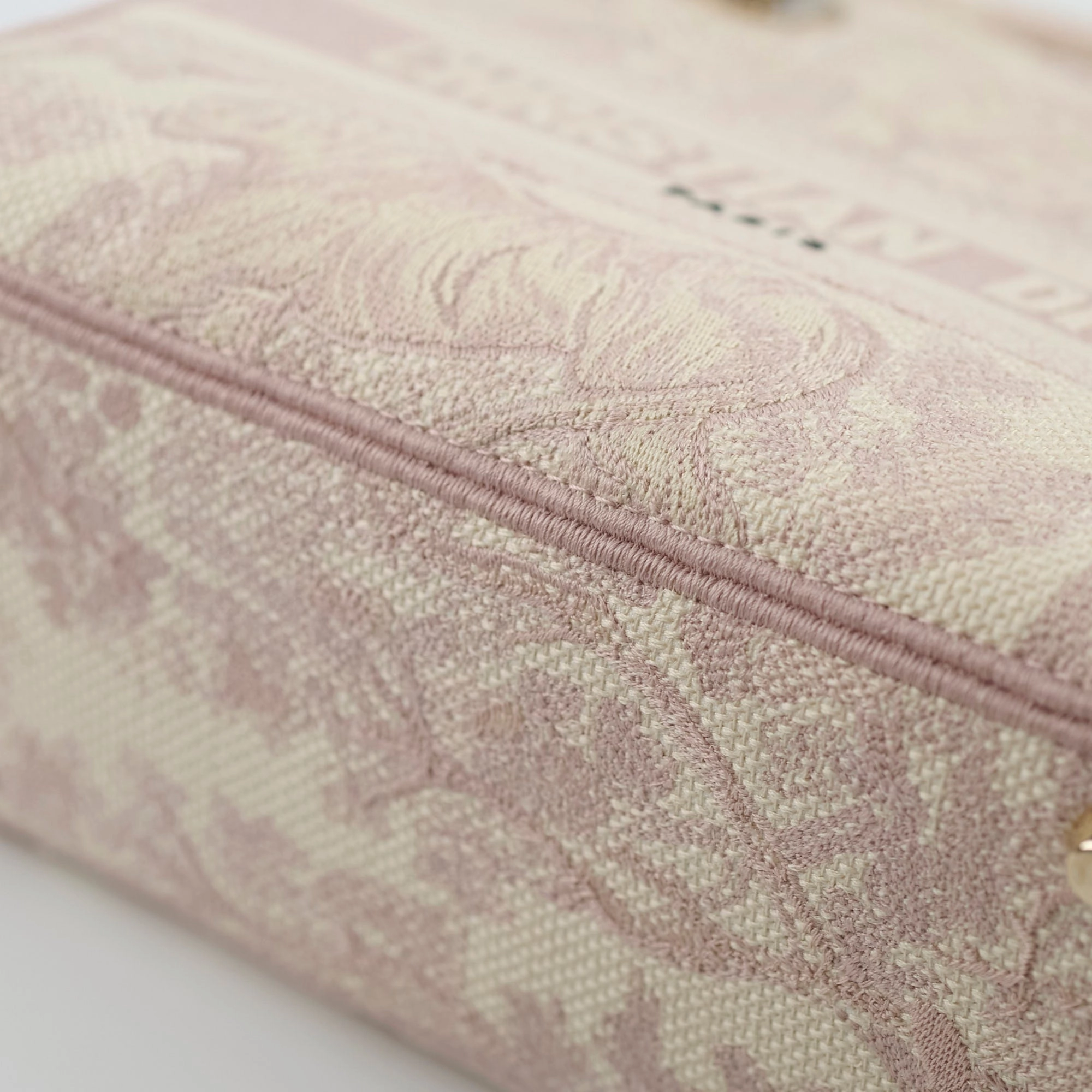 Christian Dior Medium D-Lite Toile De Juoy Pink