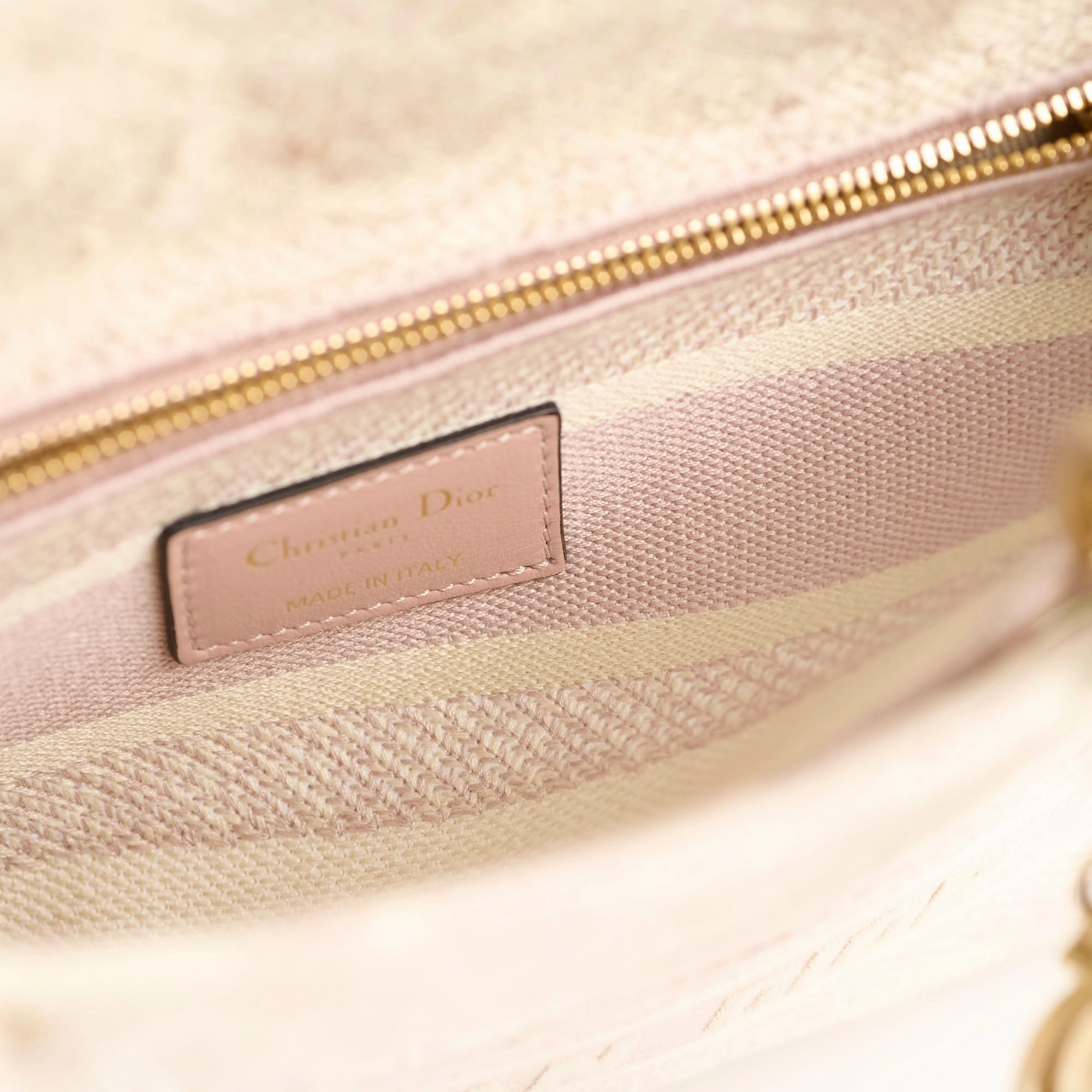 Christian Dior Medium D-Lite Toile De Juoy Pink