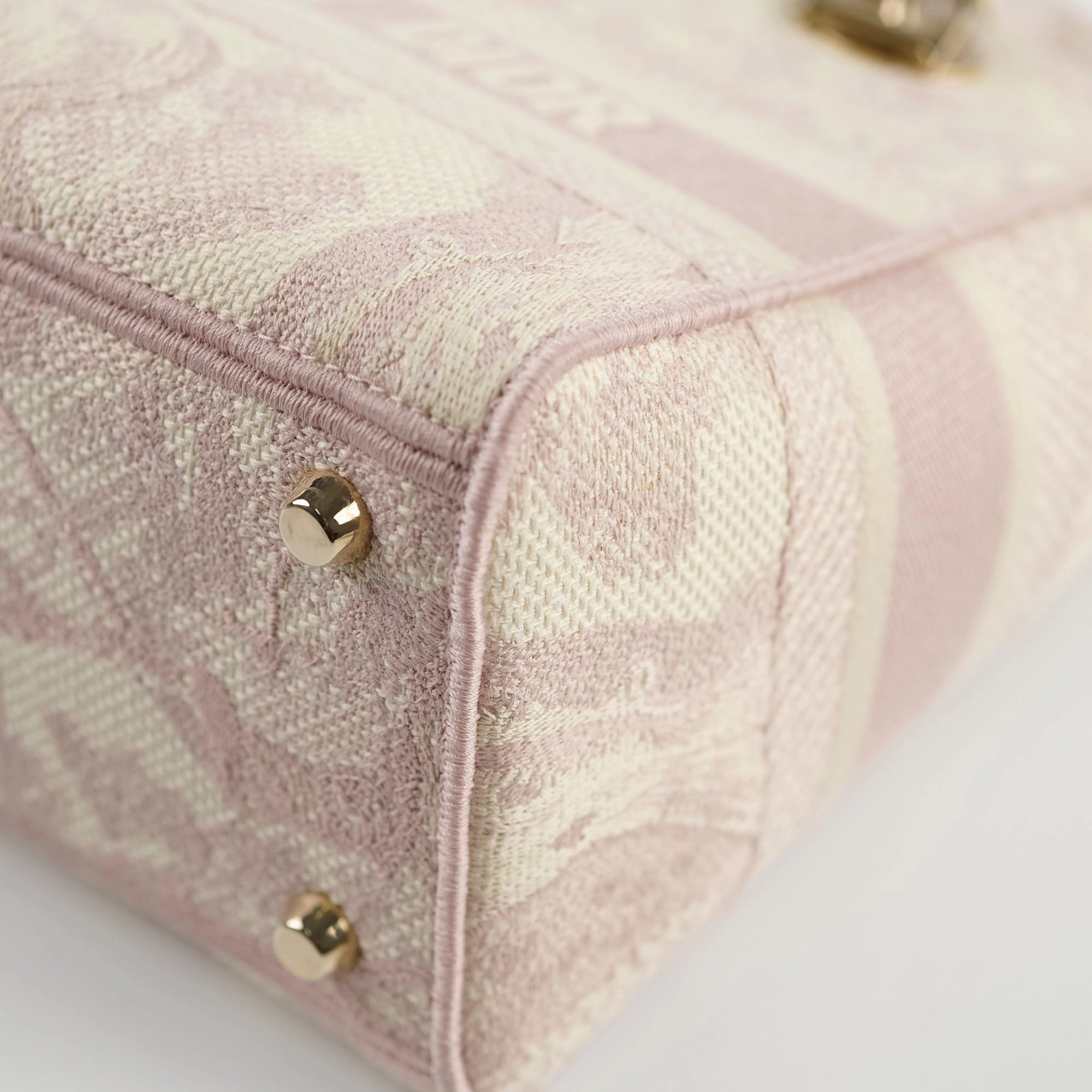 Christian Dior Medium D-Lite Toile De Juoy Pink