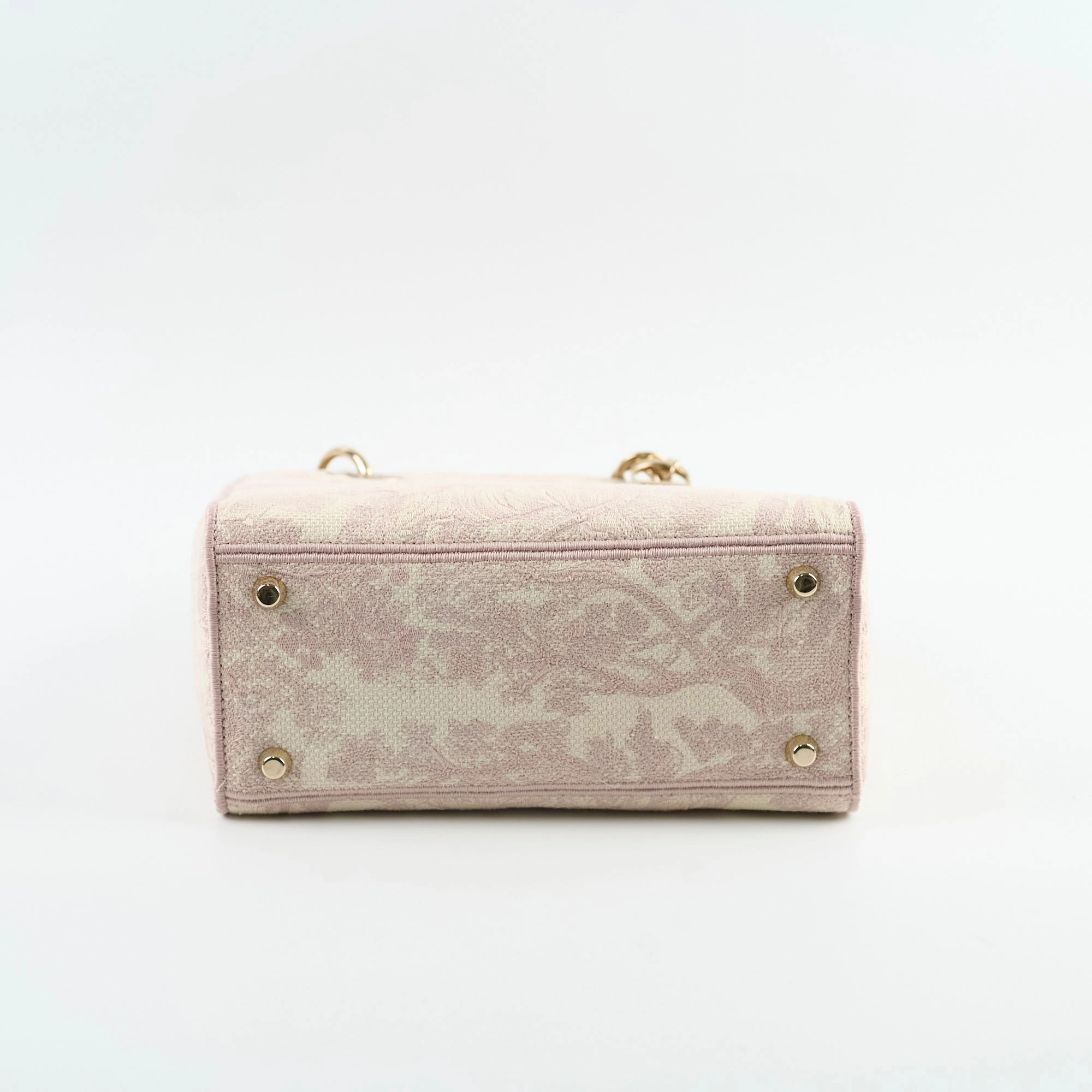 Christian Dior Medium D-Lite Toile De Juoy Pink