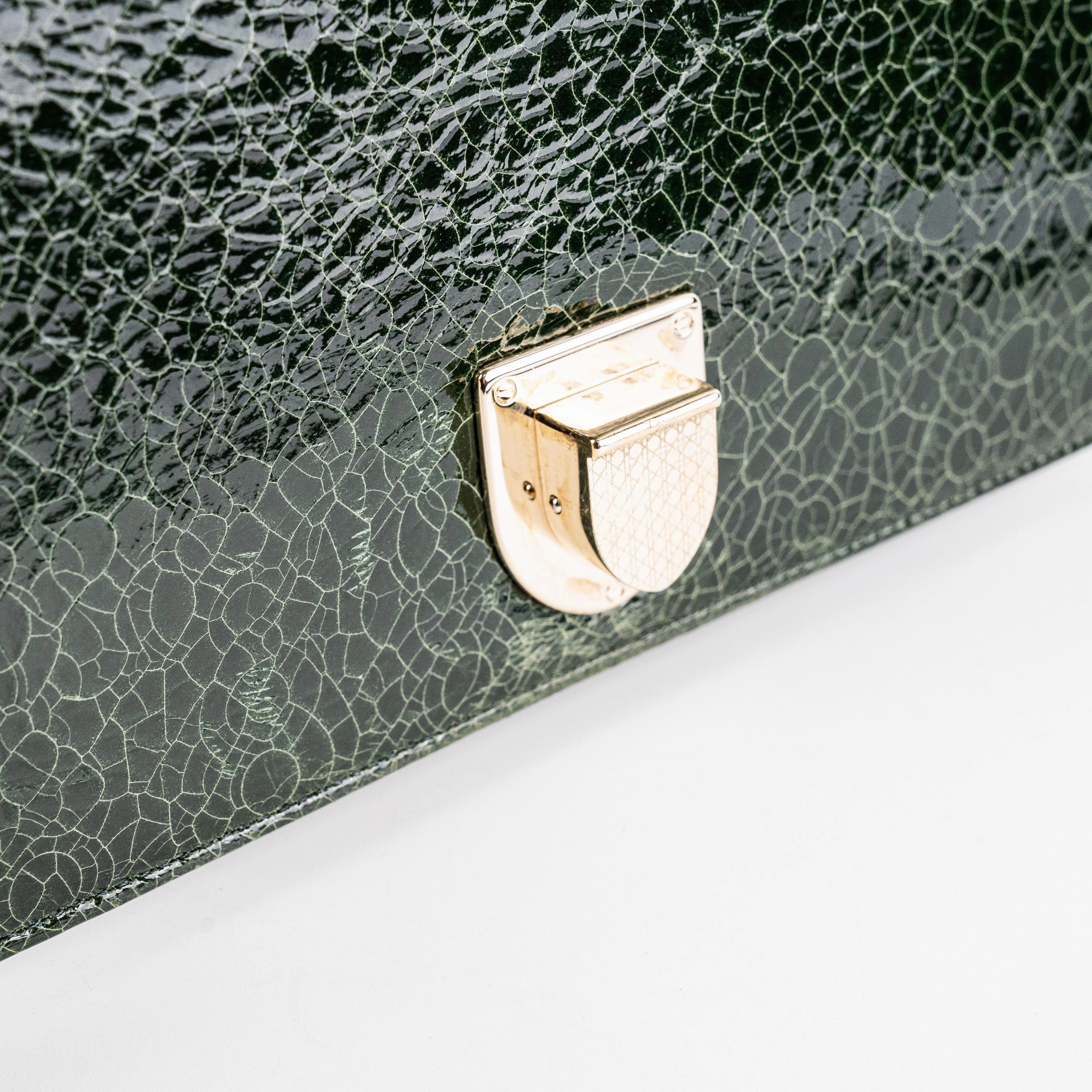 Christian Dior Medium Diorama Green Bag