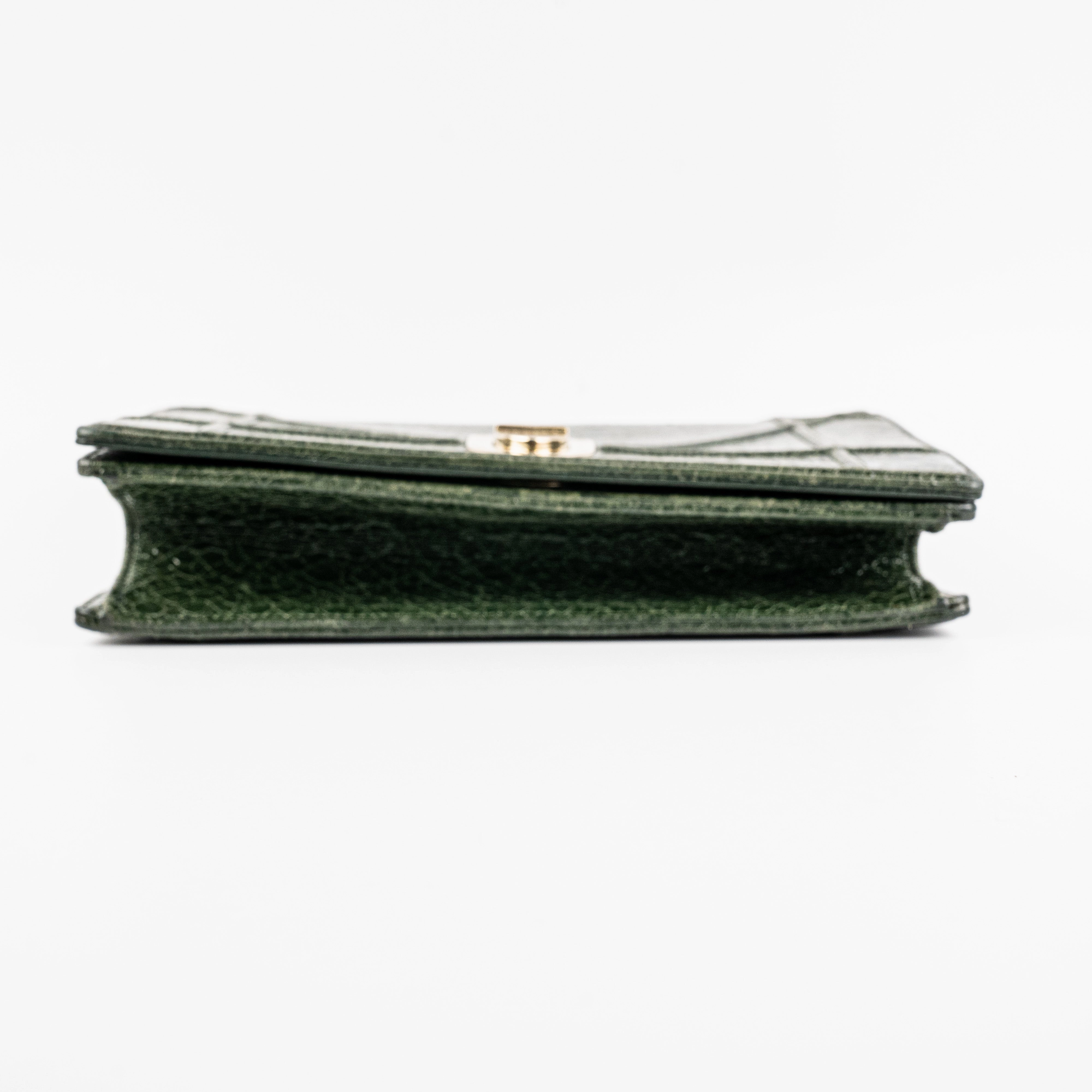 Christian Dior Medium Diorama Green Bag