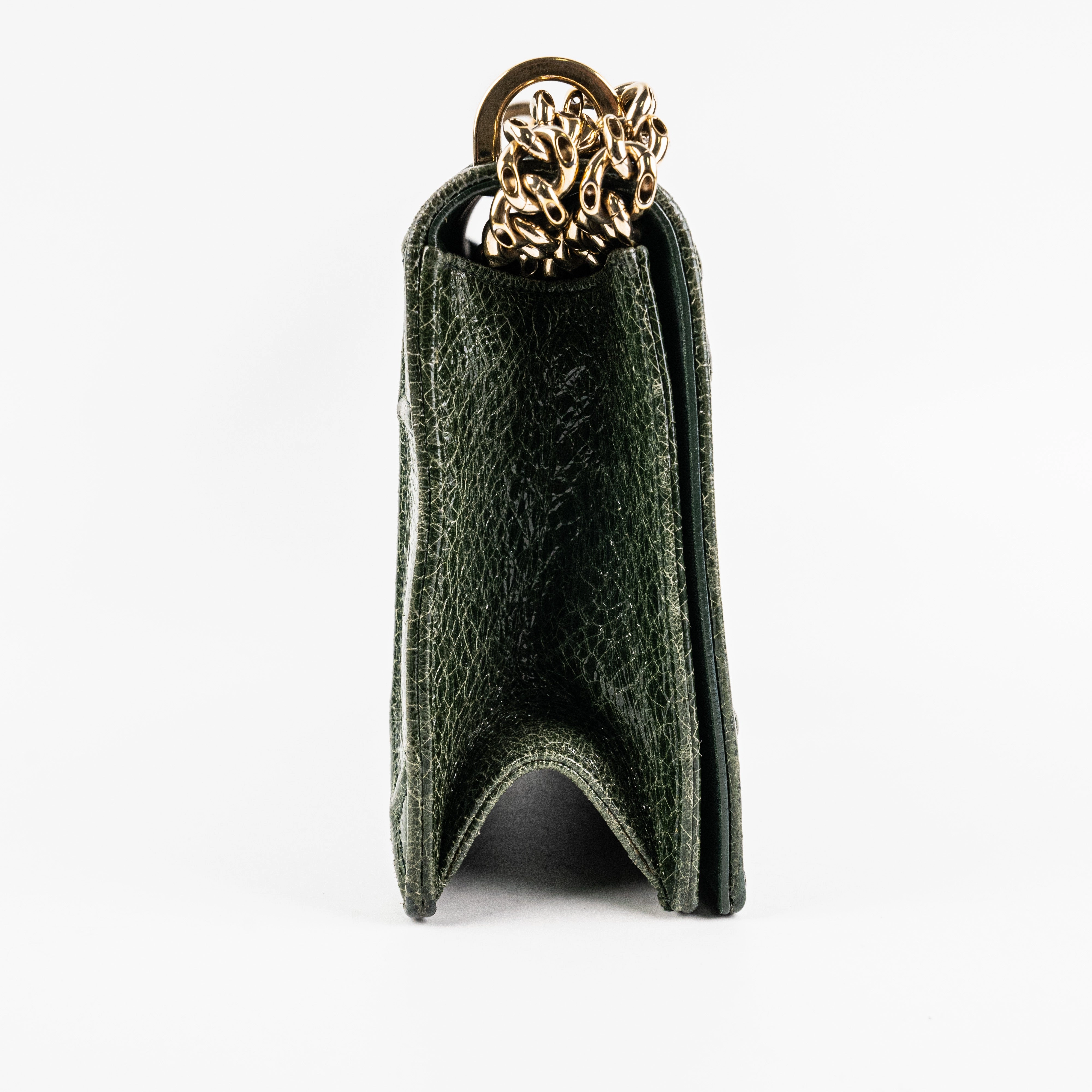 Christian Dior Medium Diorama Green Bag