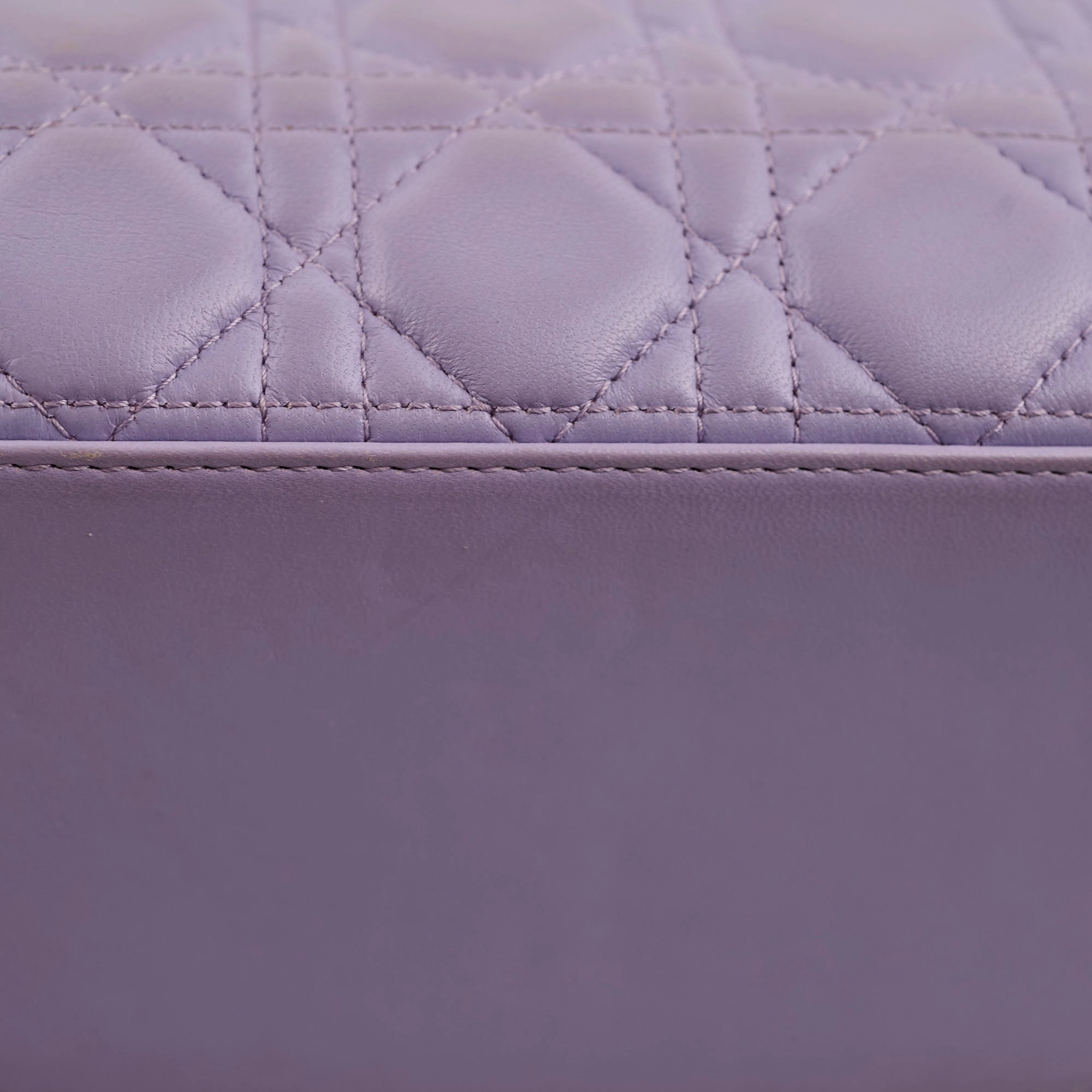 Christian Dior Medium Lady Dior Lambskin Lilac
