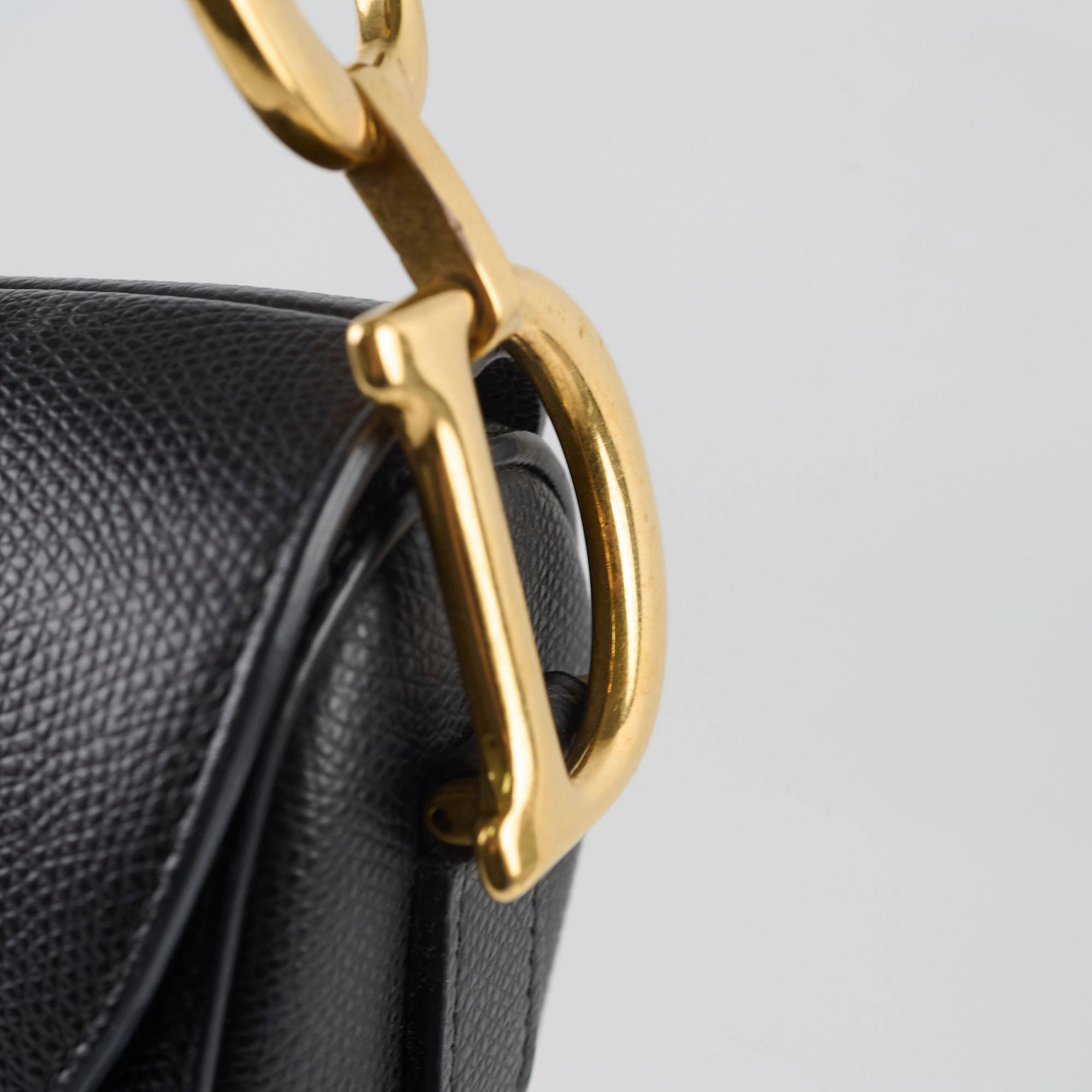 Christian Dior Medium Saddle Black