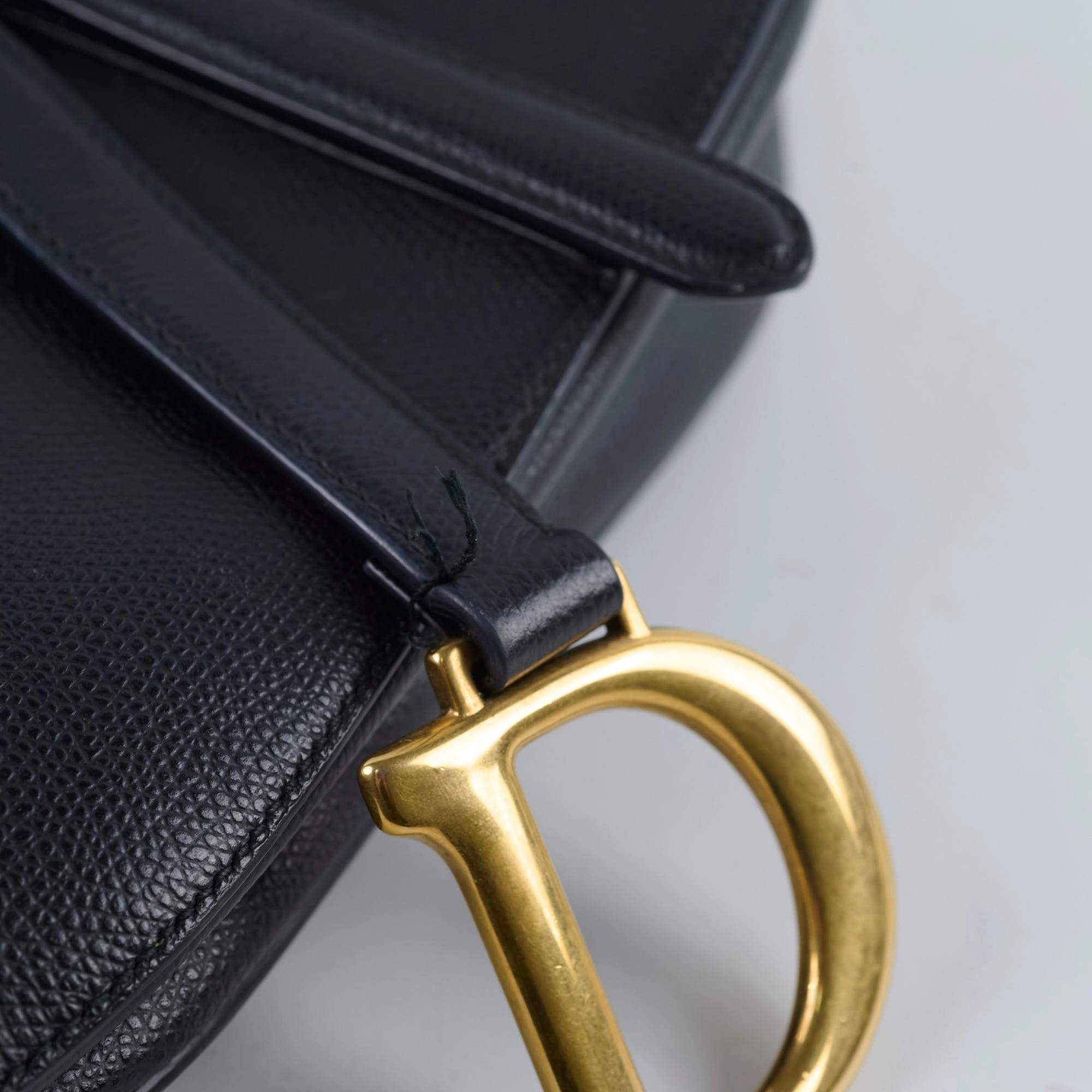 Christian Dior Medium Saddle Black