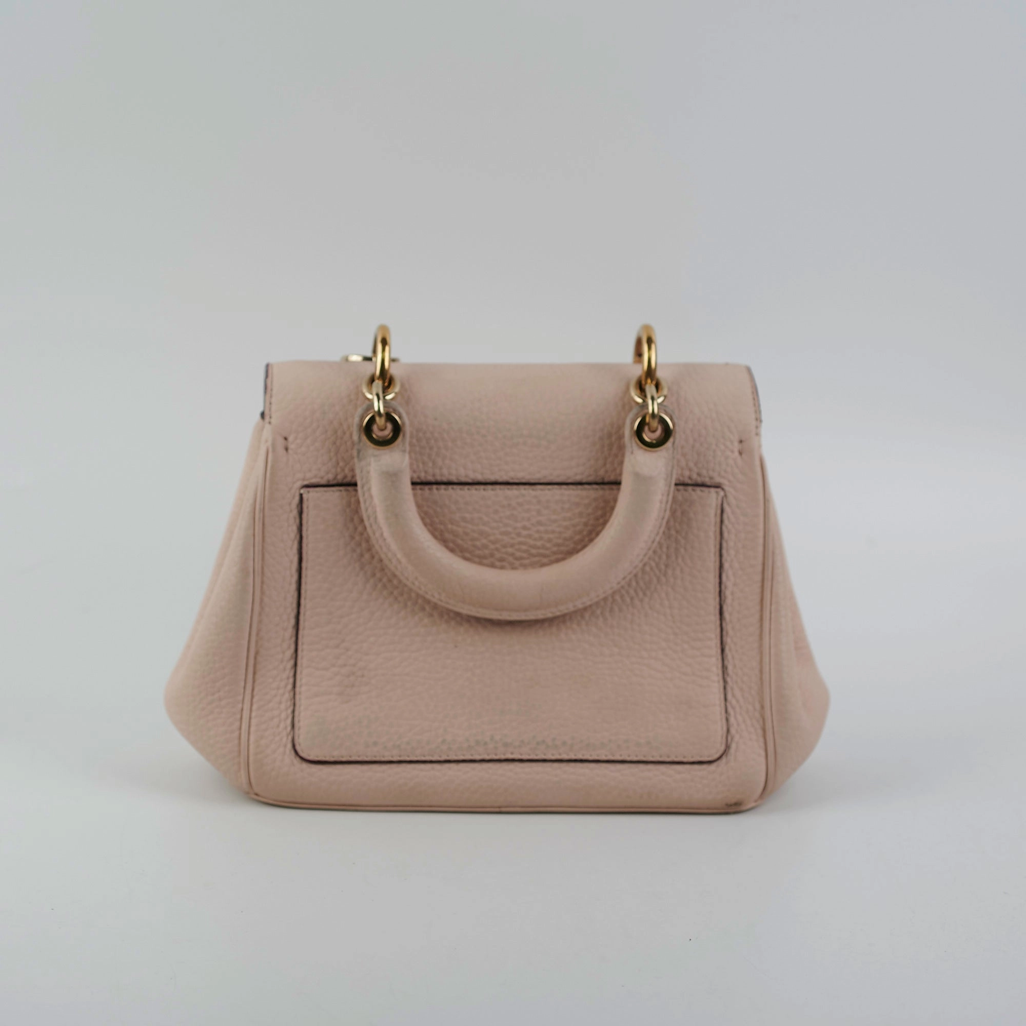 Christian Dior Mini Be Dior Pink Leather Top Handle Bag