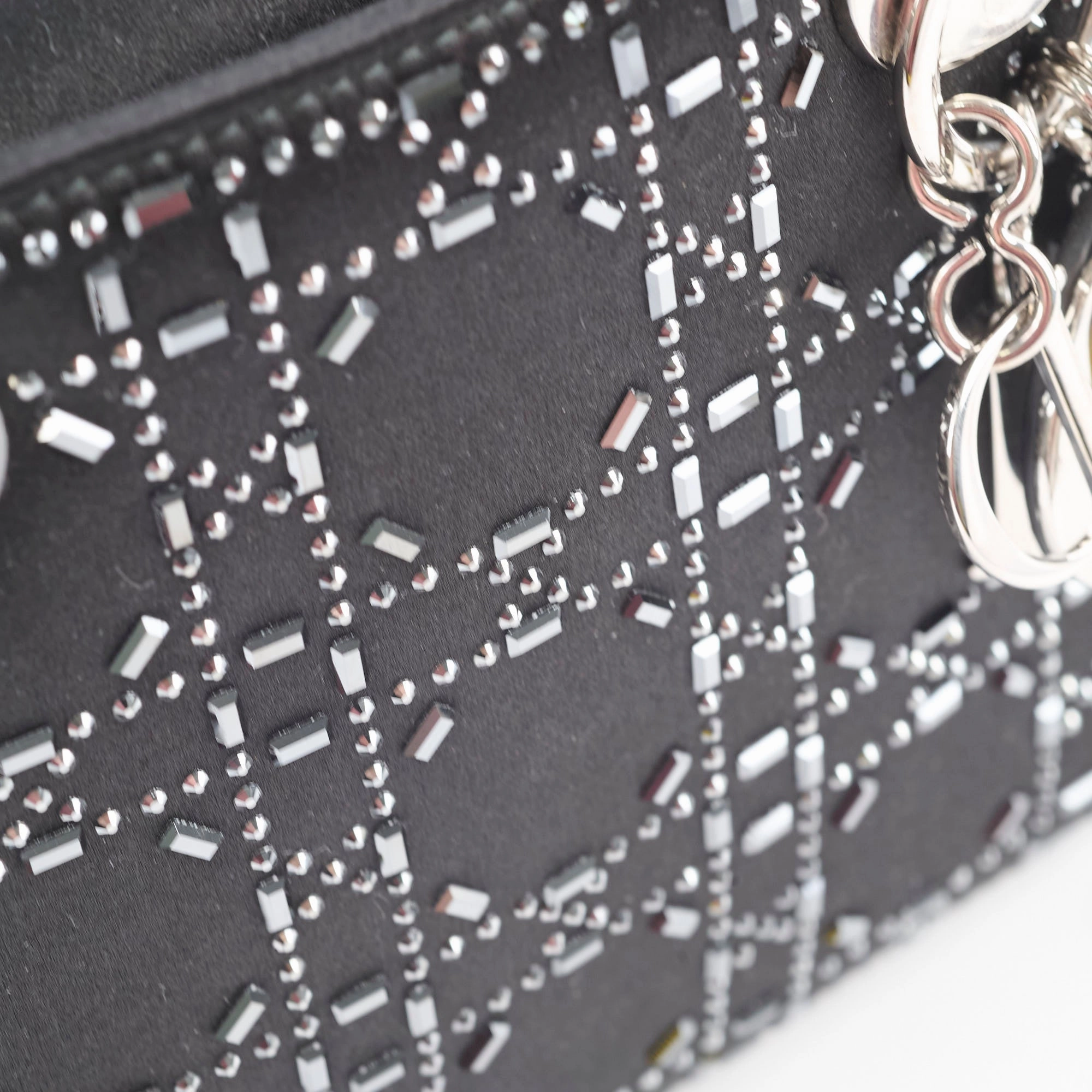 Christian Dior Mini Lady Dior in Cannage Satin
