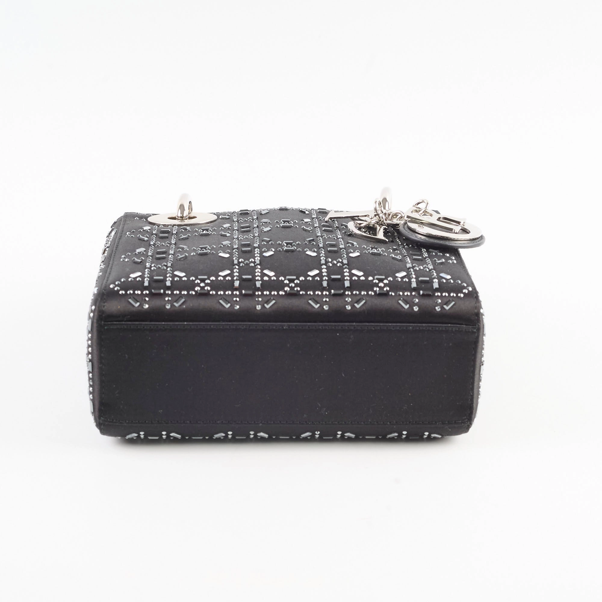 Christian Dior Mini Lady Dior in Cannage Satin