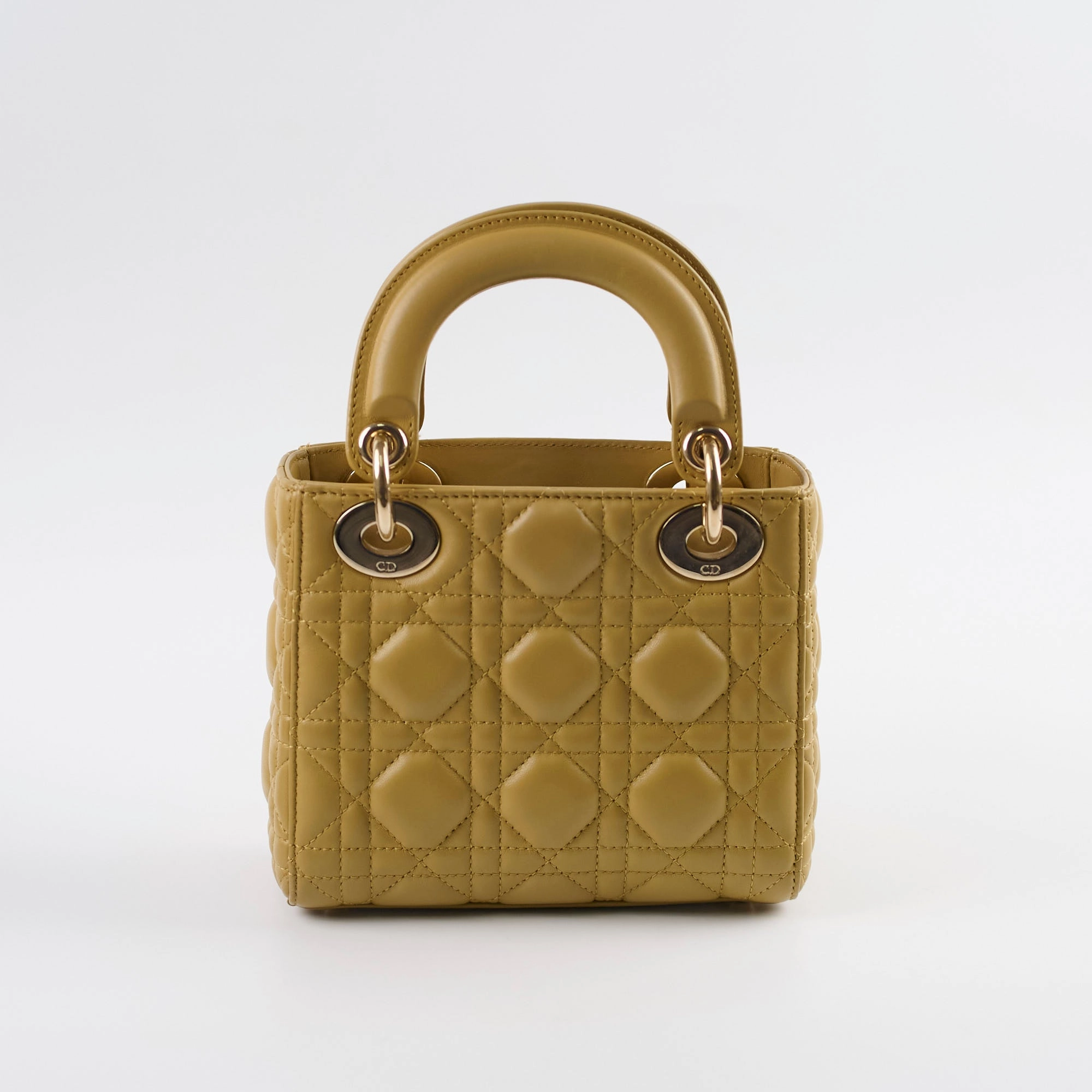 Christian Dior Mini Lady Dior Mustard