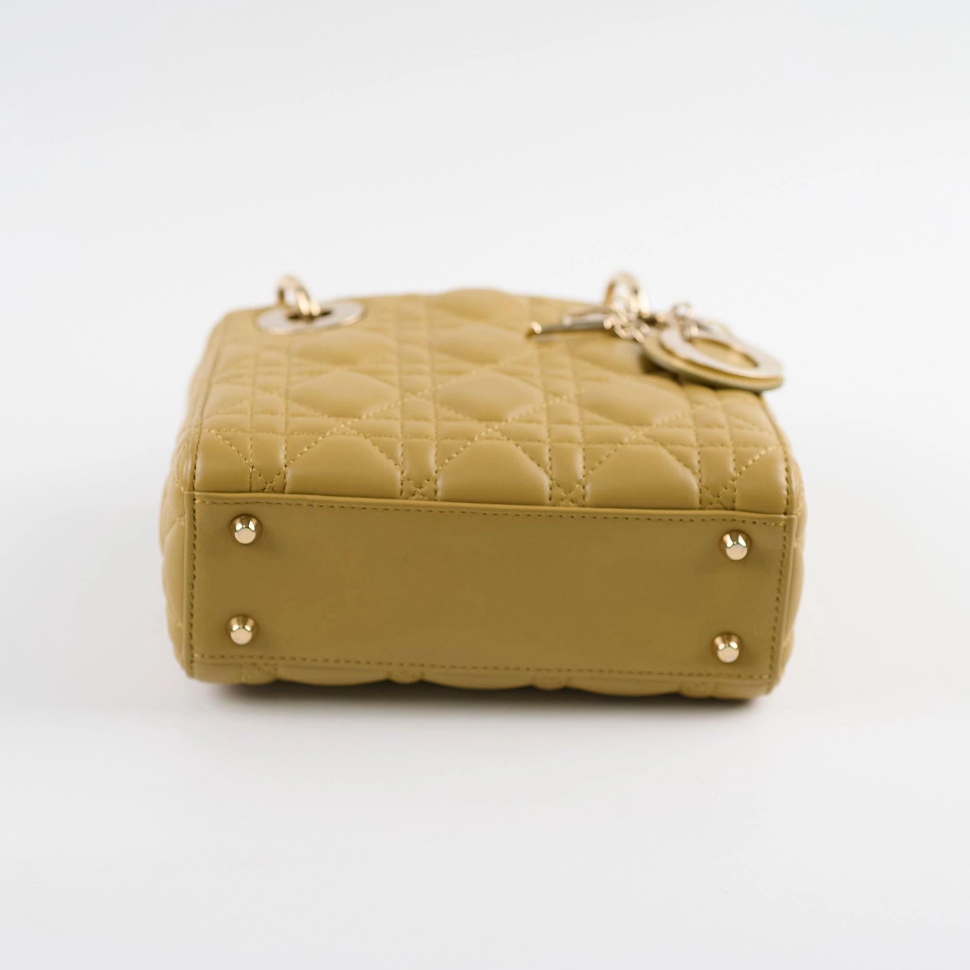 Christian Dior Mini Lady Dior Mustard