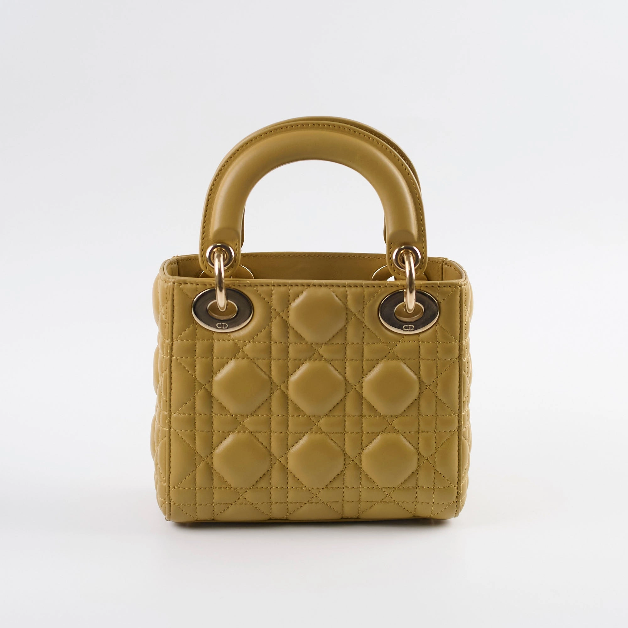 Christian Dior Mini Lady Dior Mustard