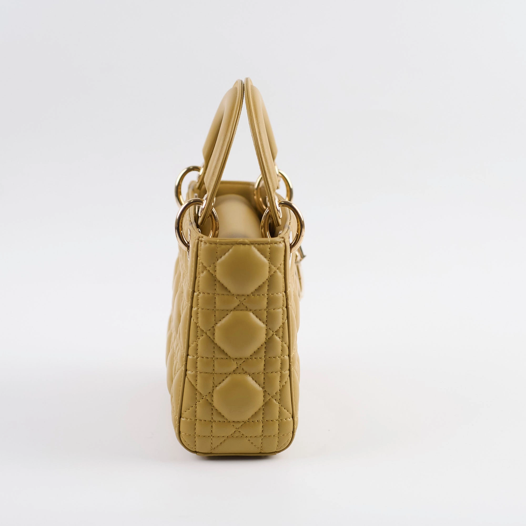 Christian Dior Mini Lady Dior Mustard