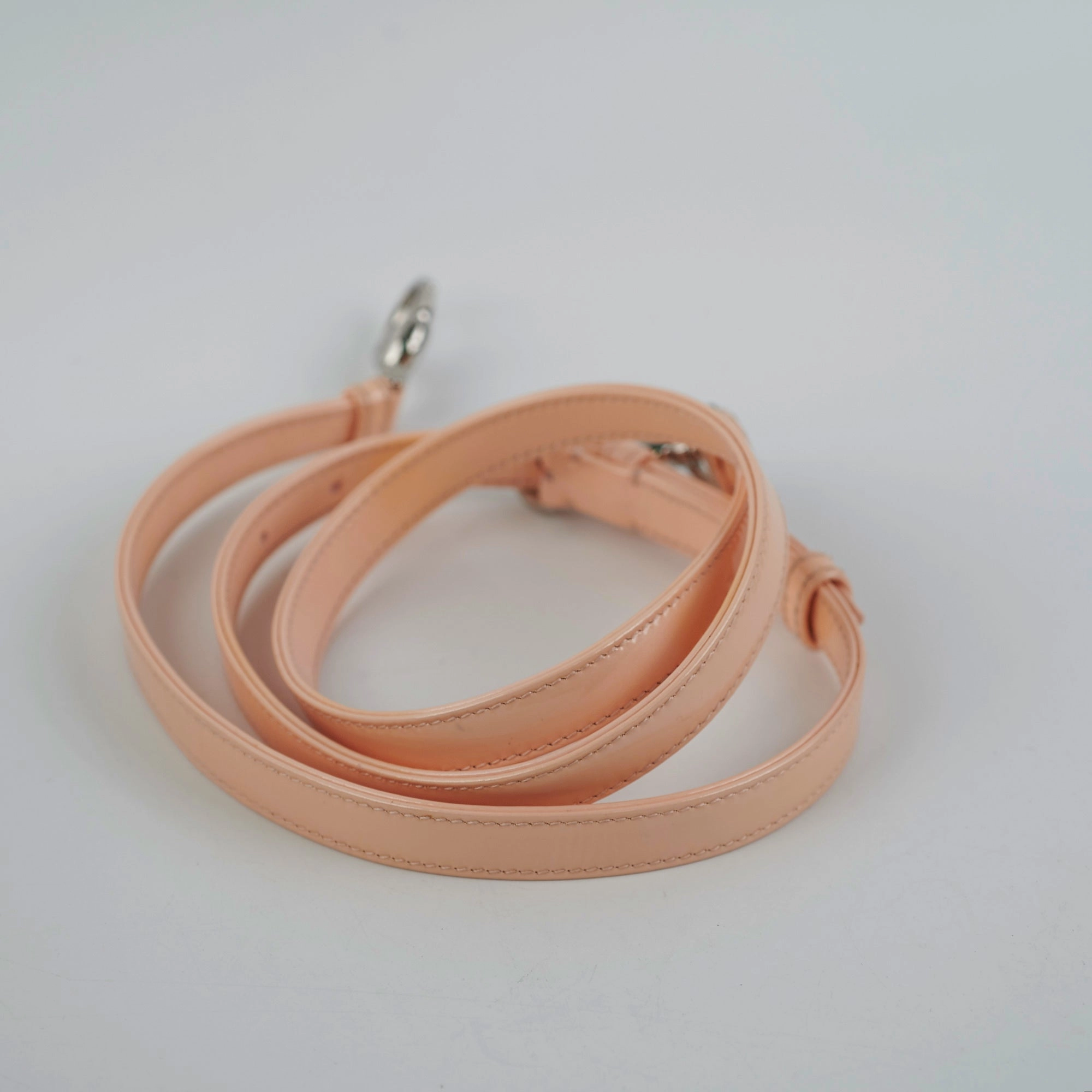 Christian Dior Mini Patent Lady Dior Peach Bag