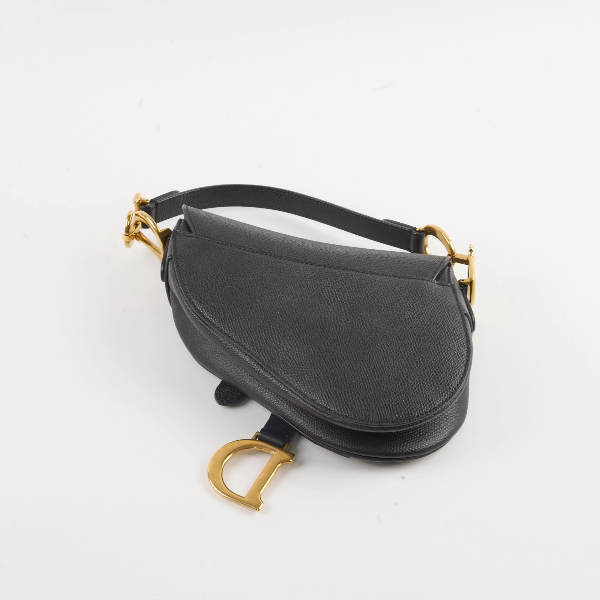 Christian Dior Mini Saddle Black