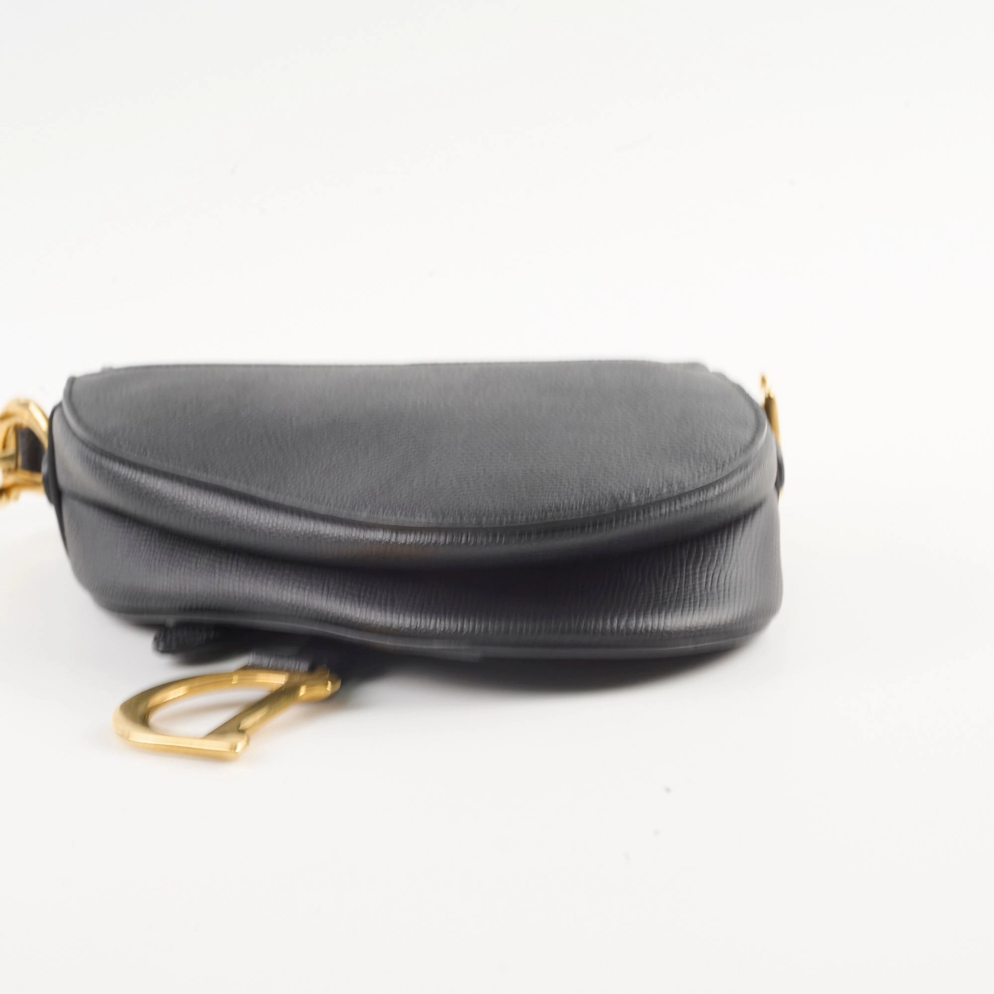 Christian Dior Mini Saddle Black