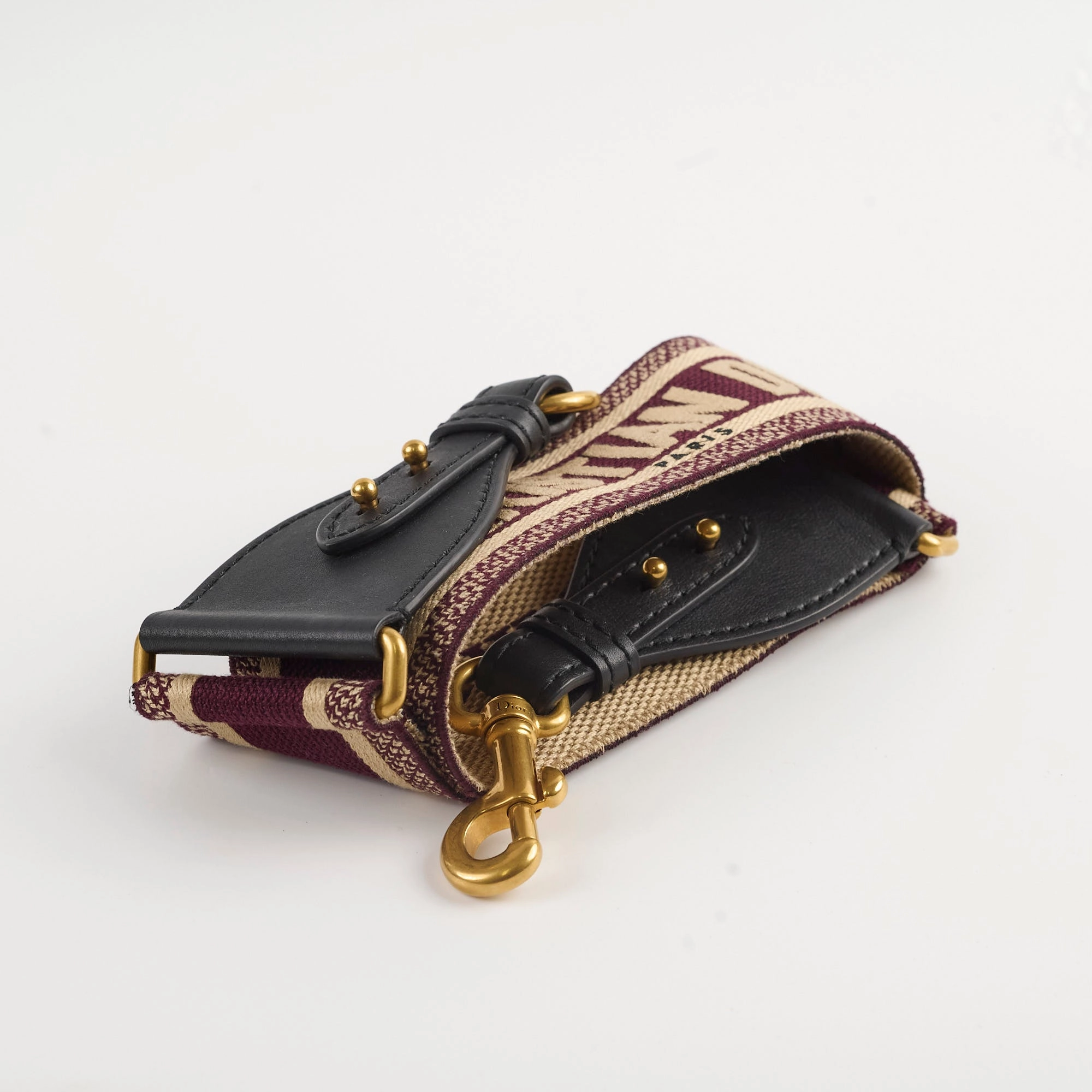 Christian Dior Mini Saddle Black
