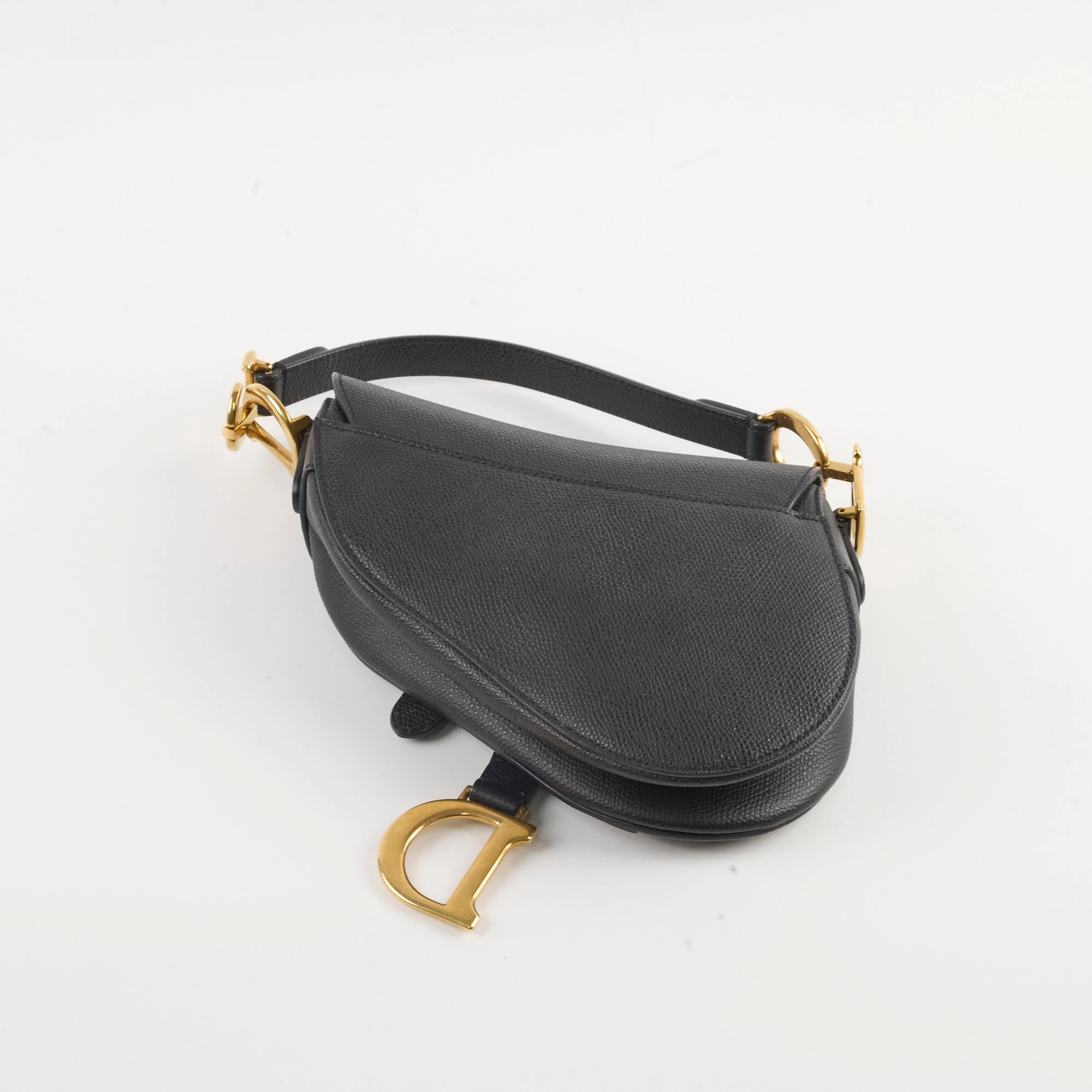 Christian Dior Mini Saddle Black