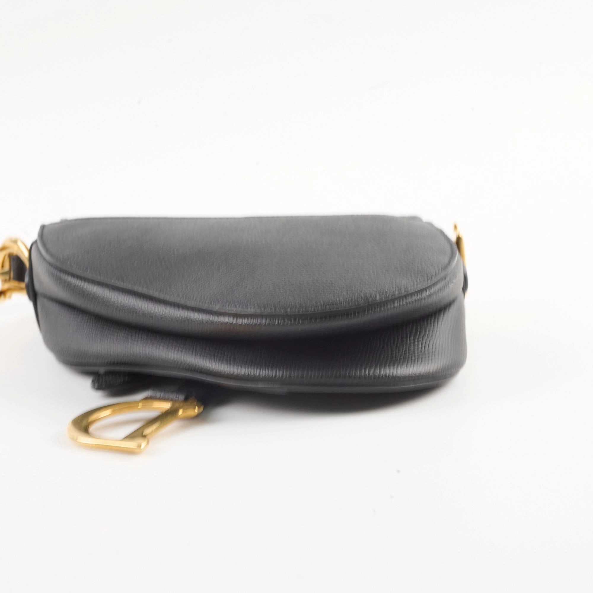 Christian Dior Mini Saddle Black