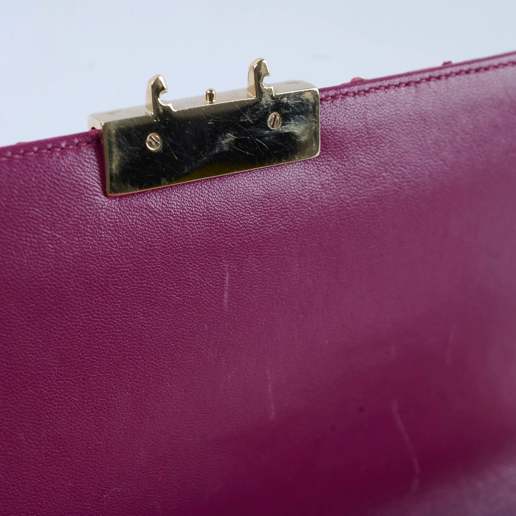 Christian Dior Miss Dior Python Flap Bag Multicolor