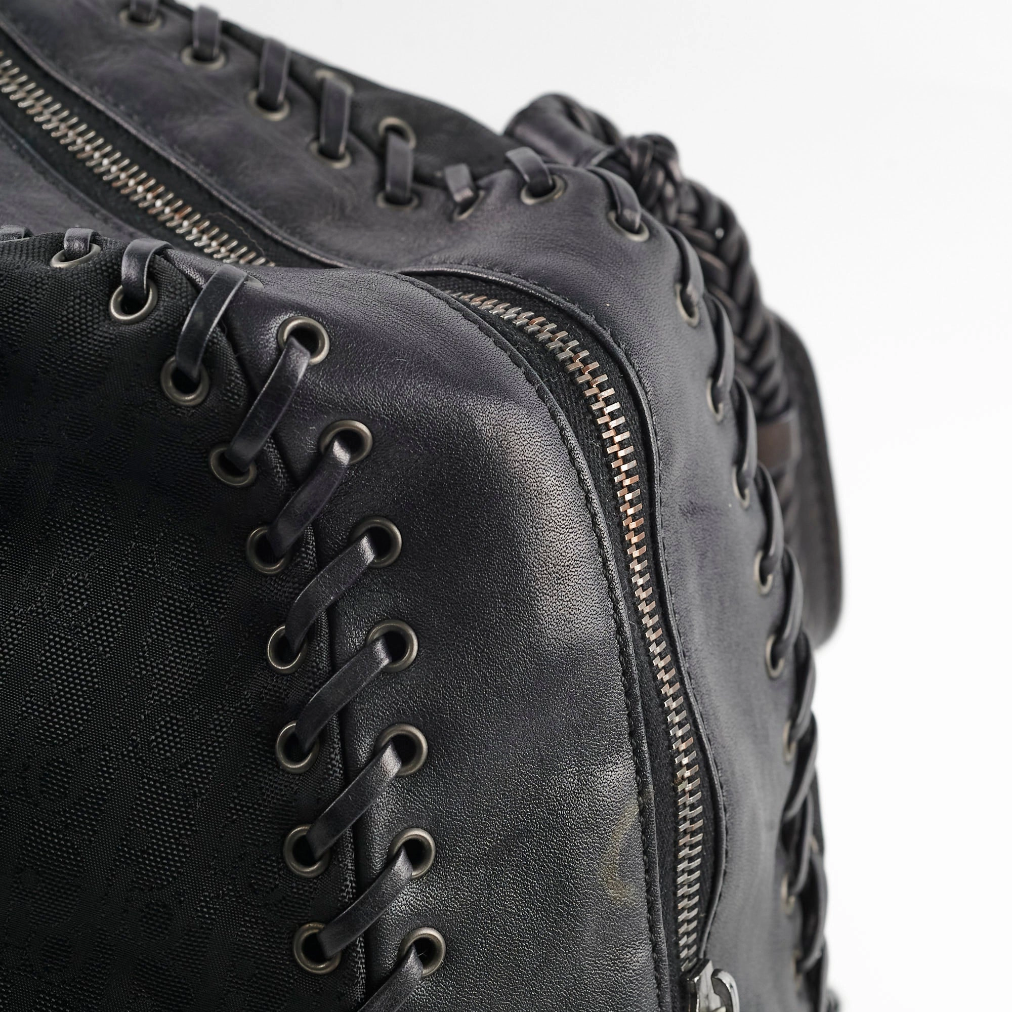 Christian Dior Oblique Nylon Tote Black