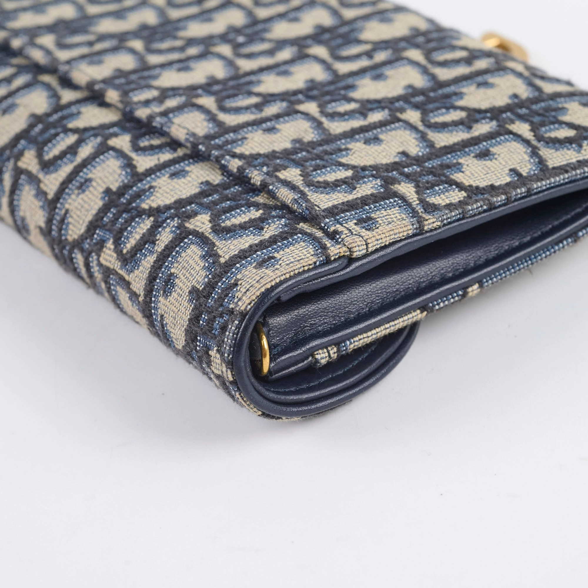 Christian Dior Oblique Saddle Wallet on Chain WOC