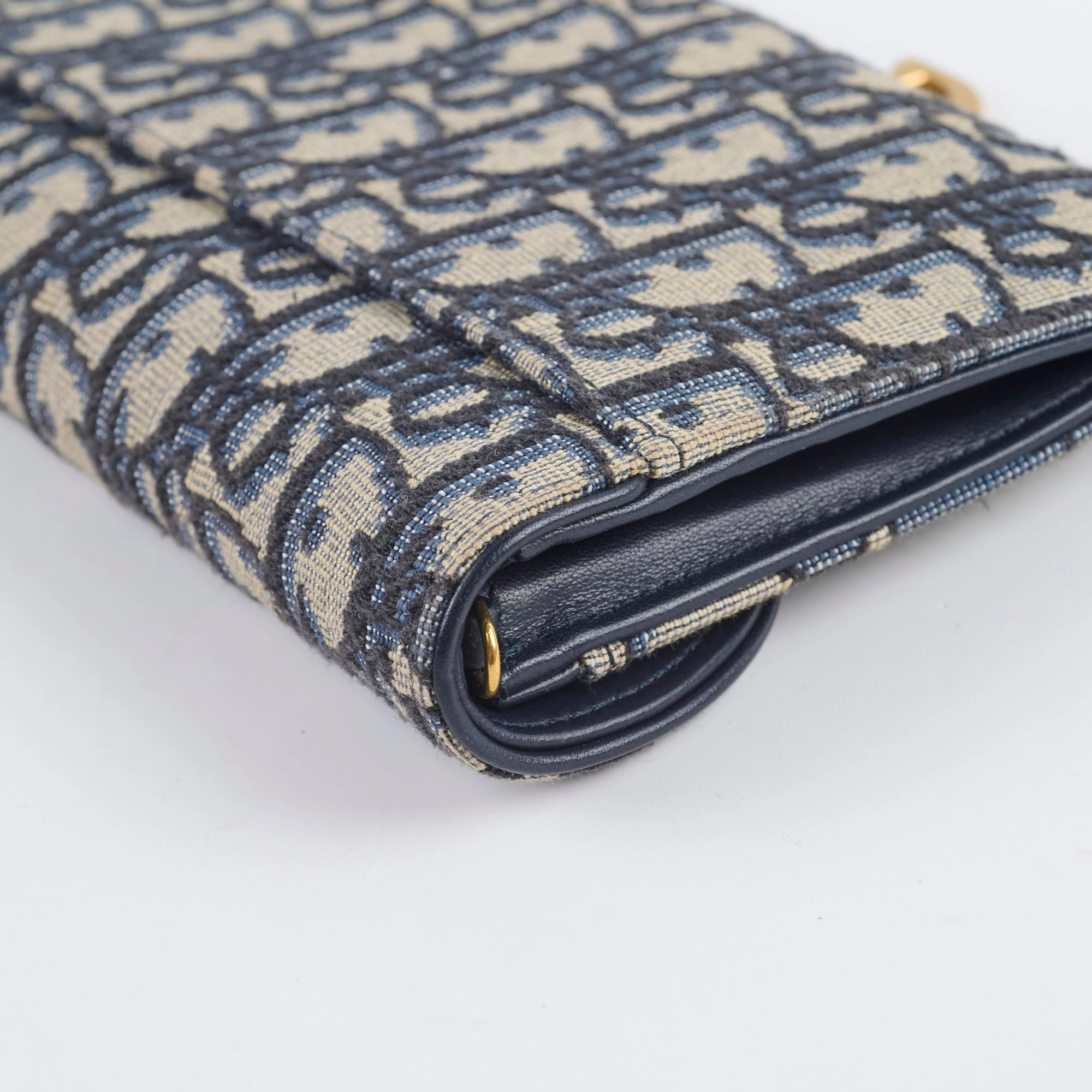 Christian Dior Oblique Saddle Wallet on Chain WOC