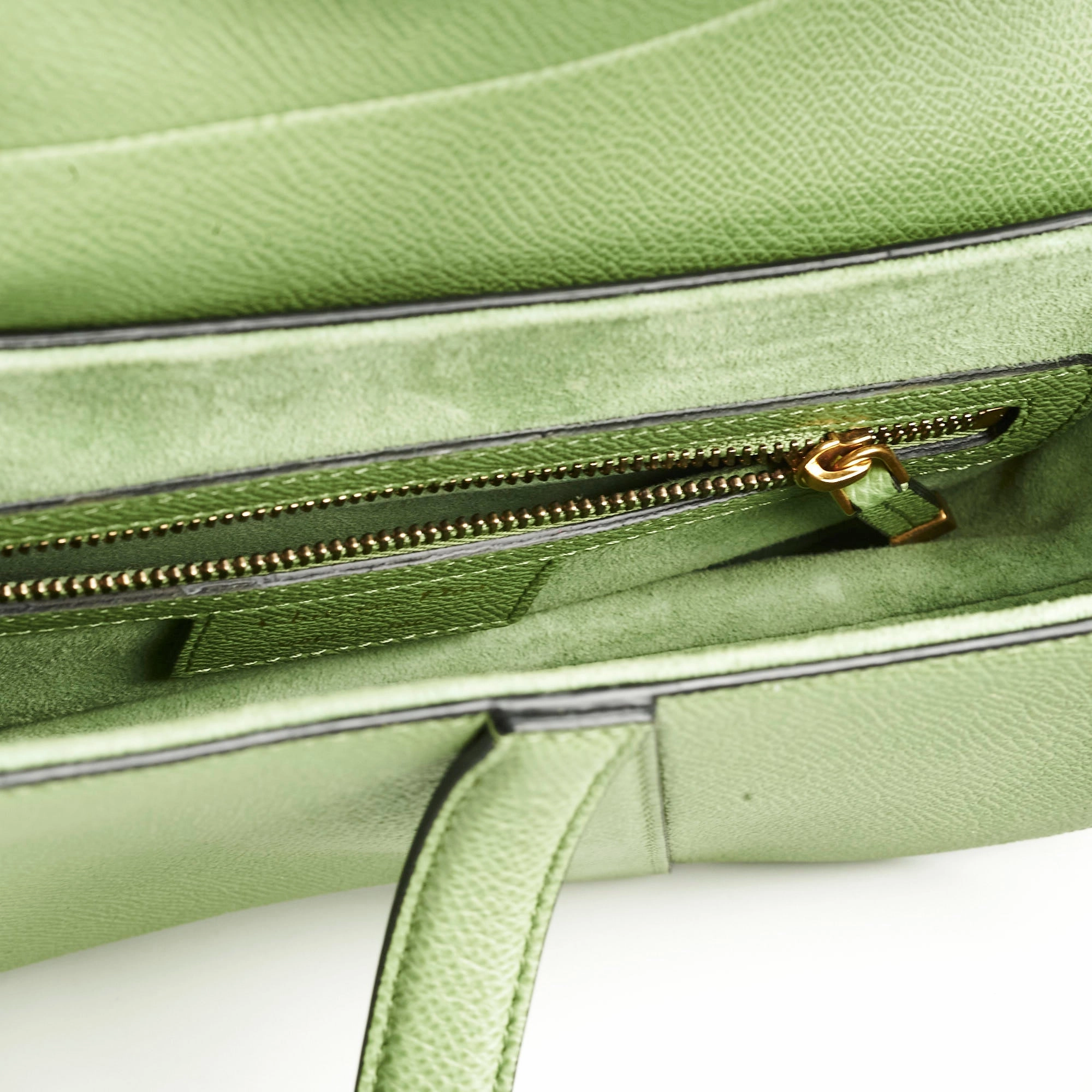 Christian Dior Saddle Bag Green