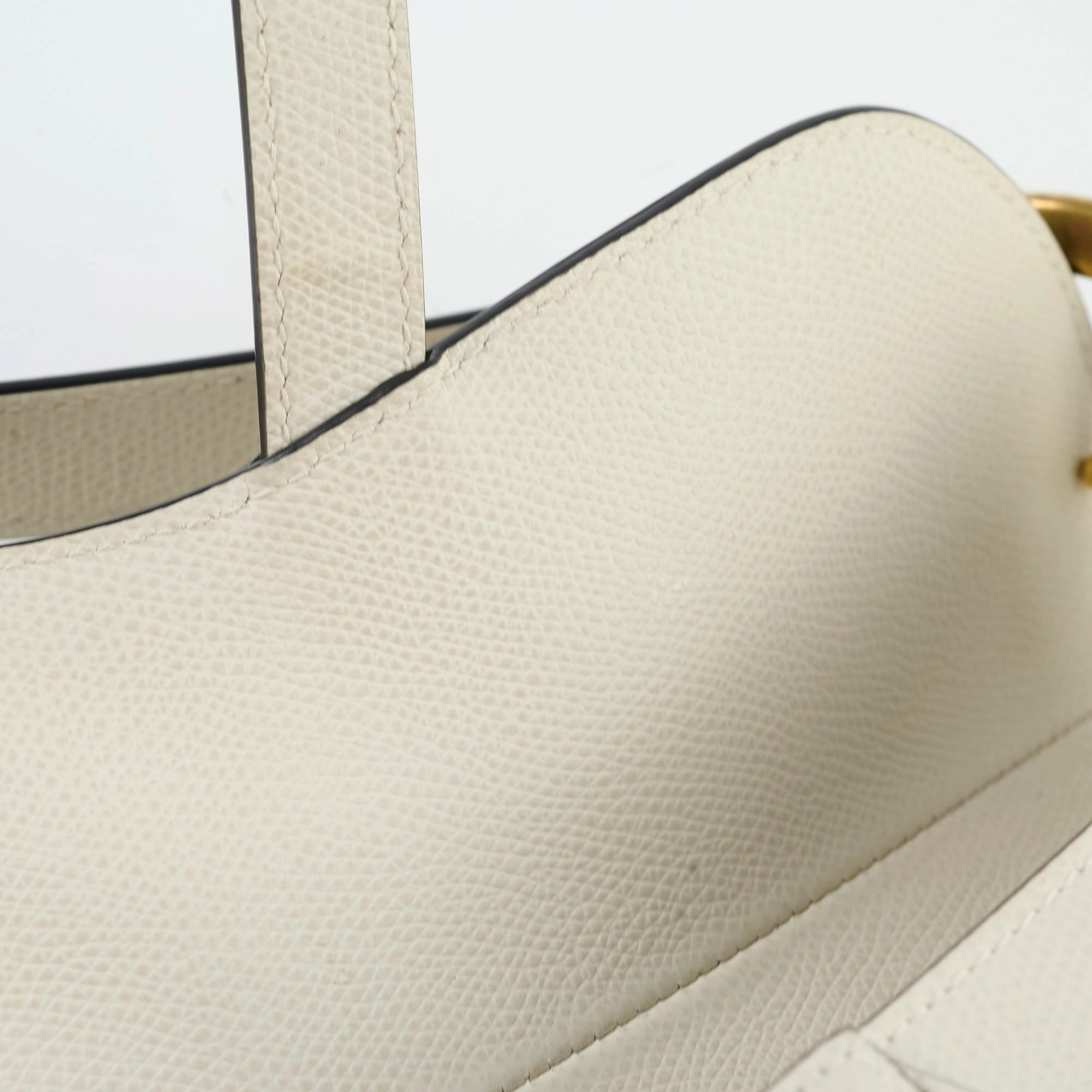 Christian Dior Saddle Bag Ivory