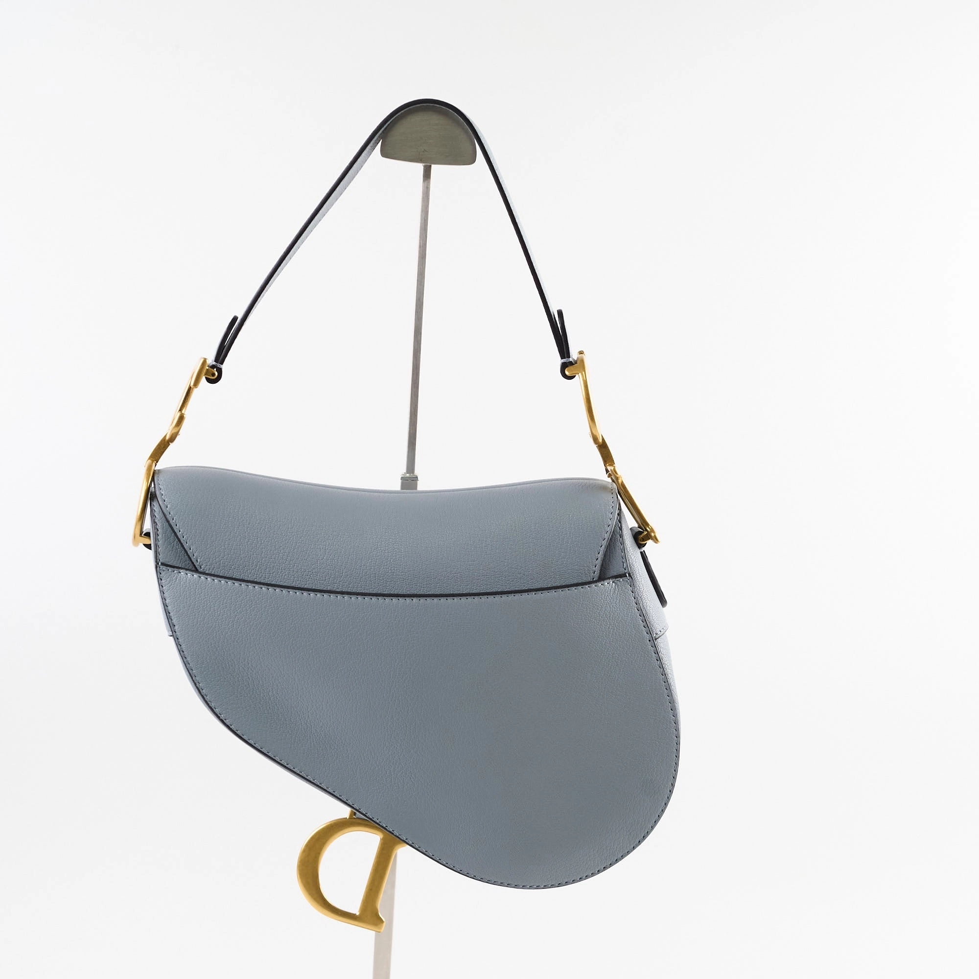 Christian Dior Saddle Bag Light Blue