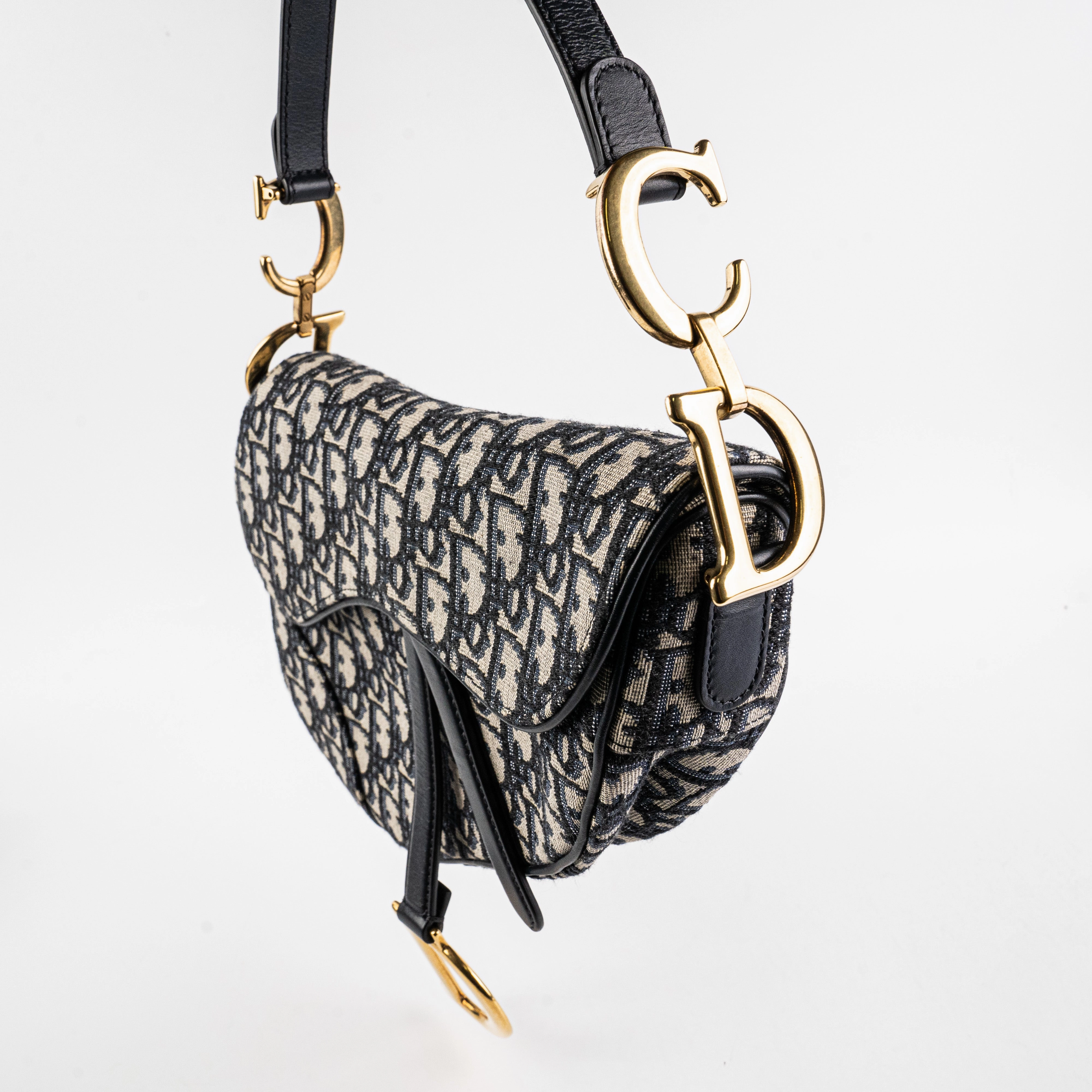 Christian Dior Saddle Oblique Shoulder Bag