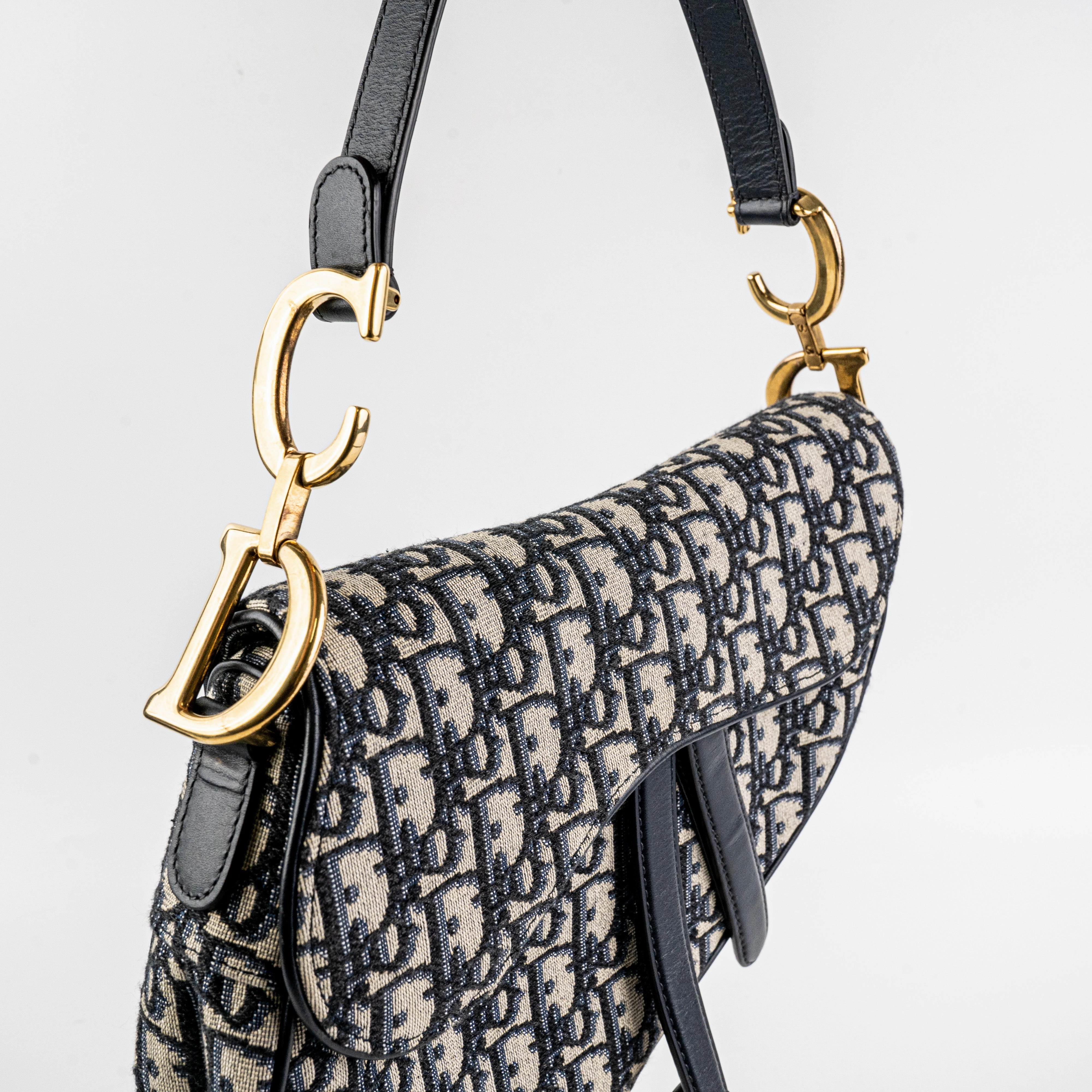 Christian Dior Saddle Oblique Shoulder Bag