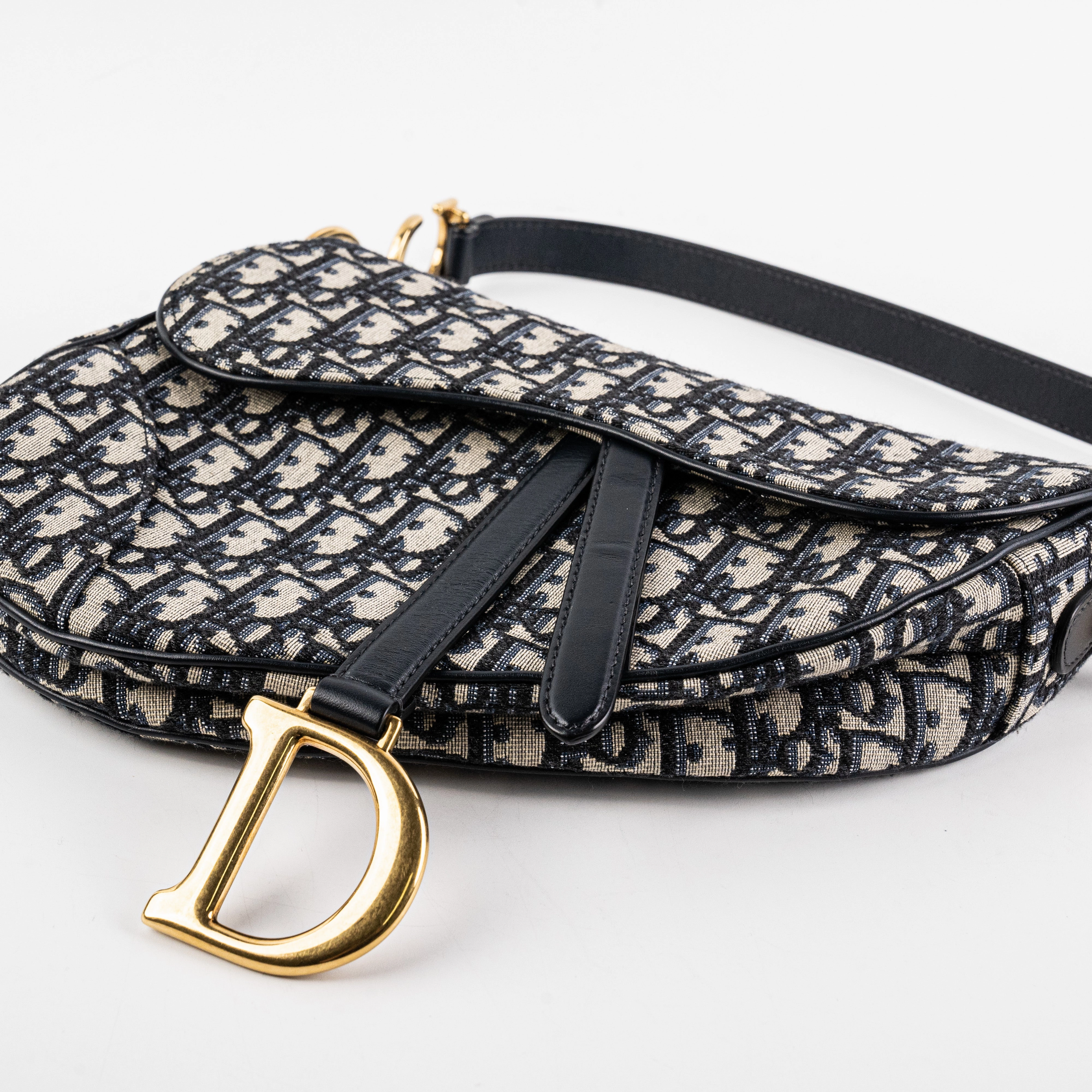 Christian Dior Saddle Oblique Shoulder Bag