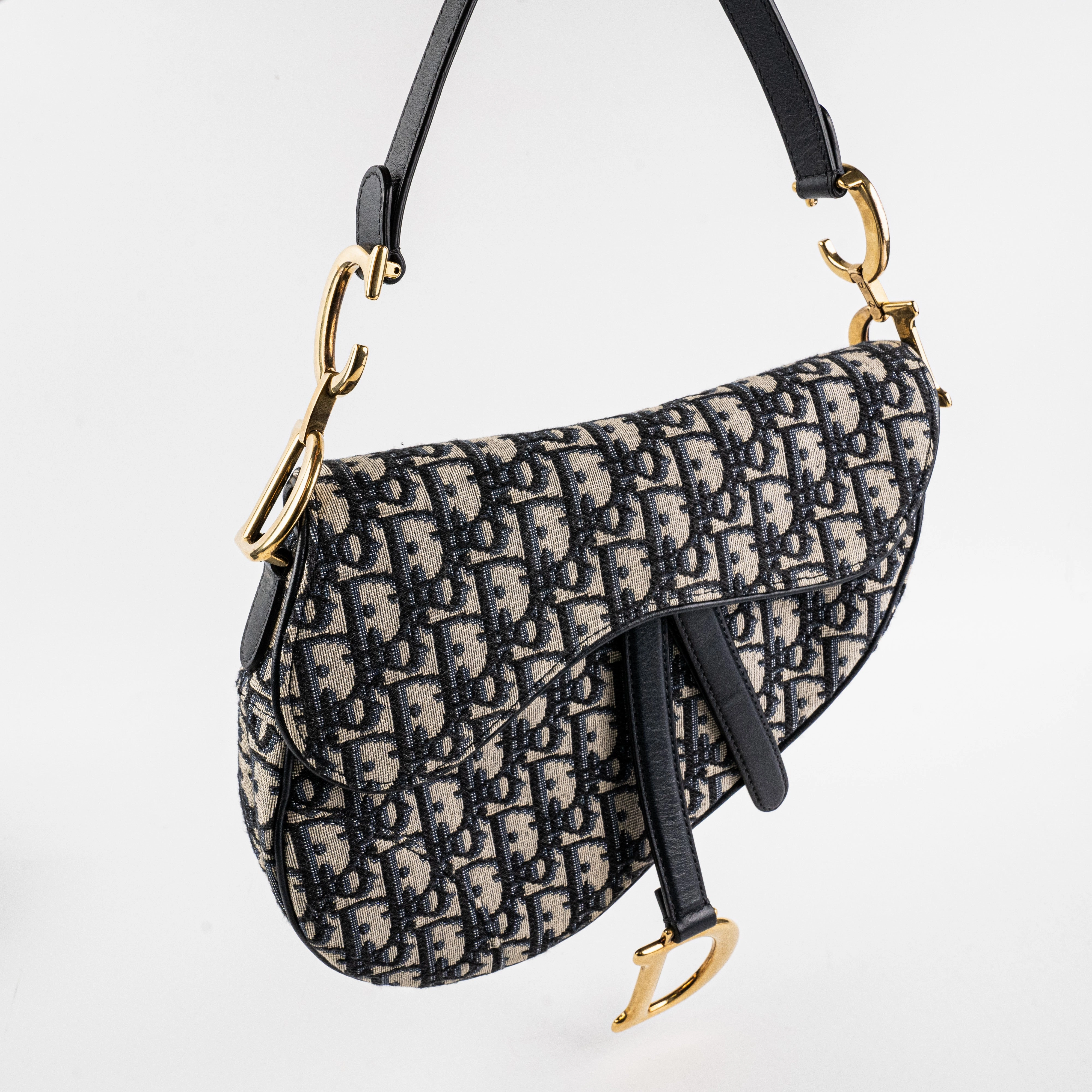 Christian Dior Saddle Oblique Shoulder Bag
