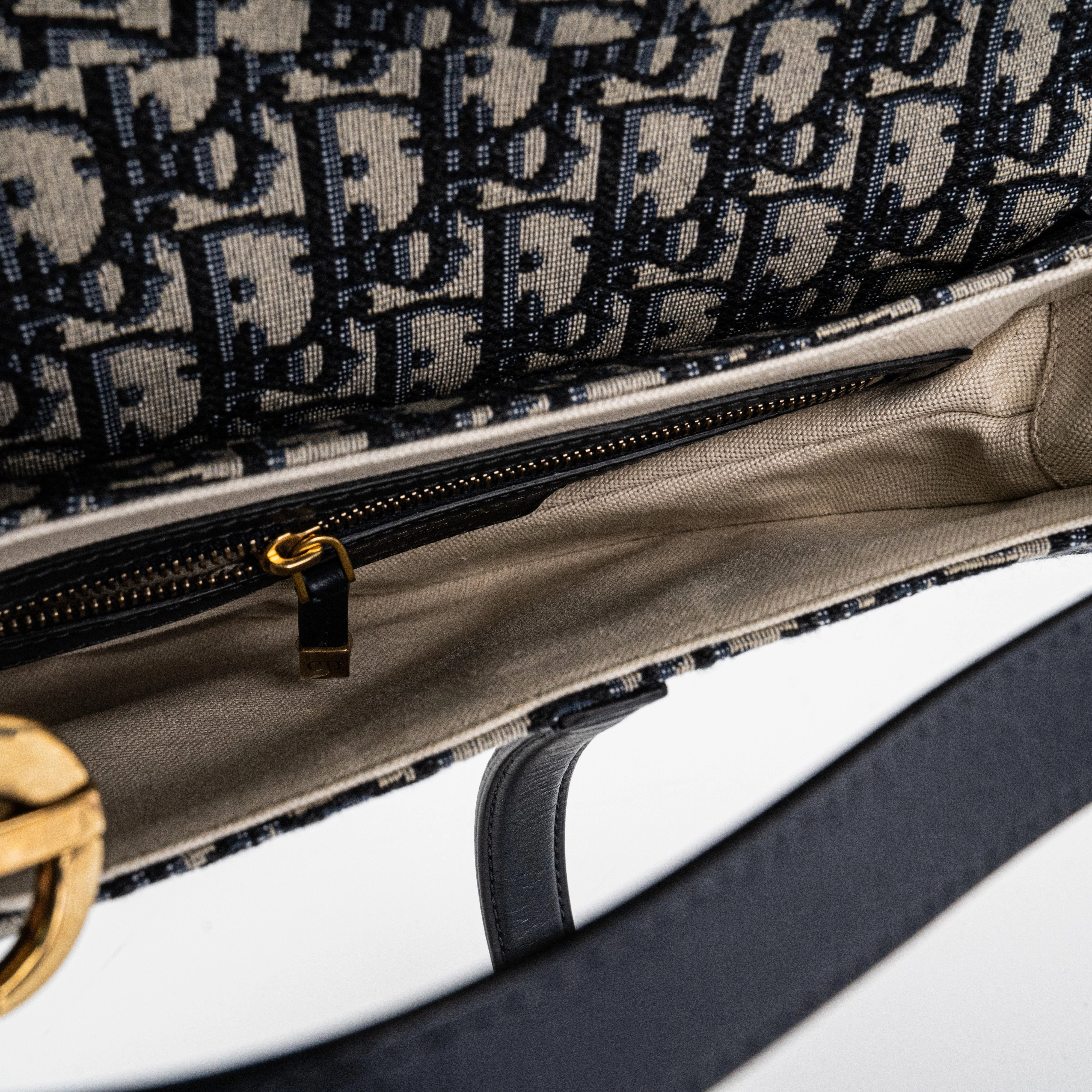 Christian Dior Saddle Oblique Shoulder Bag