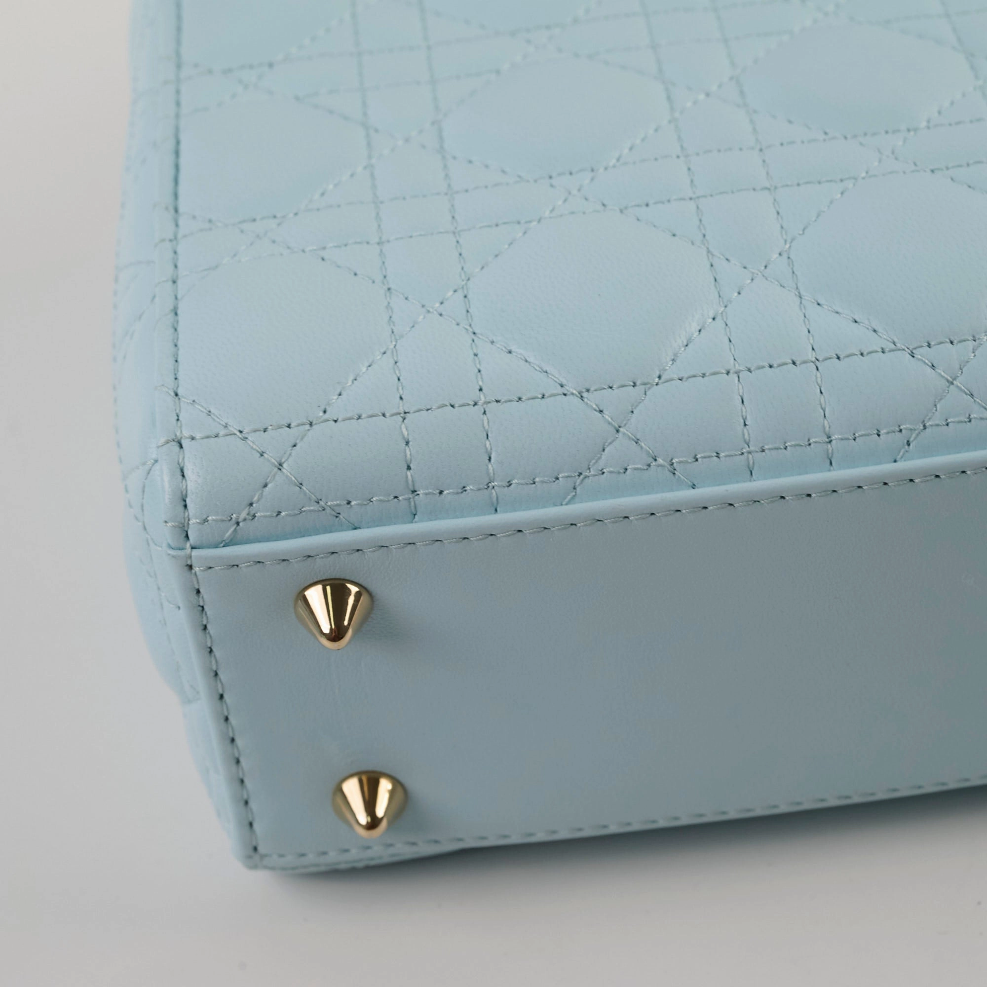 Christian Dior Small Lady Dior ABC Blue