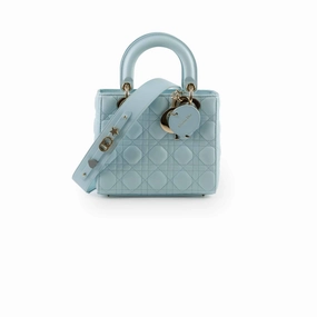 Christian Dior Small Lady Dior ABC Blue