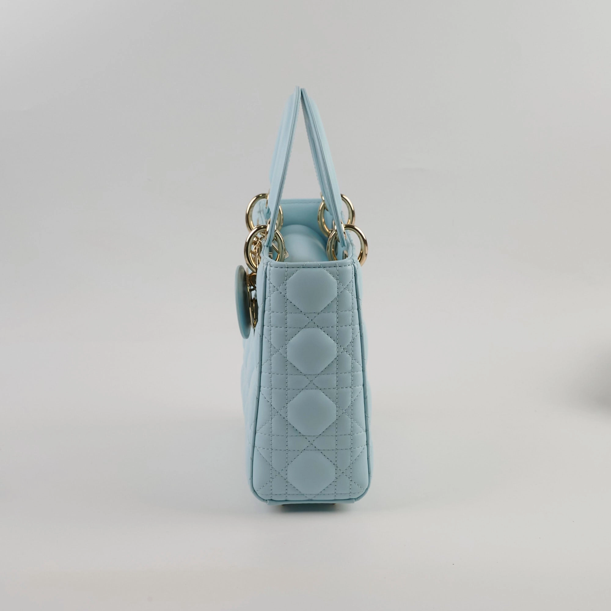 Christian Dior Small Lady Dior ABC Blue