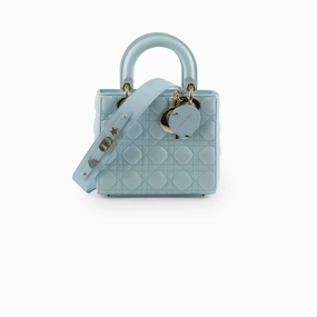 Christian Dior Small Lady Dior ABC Blue