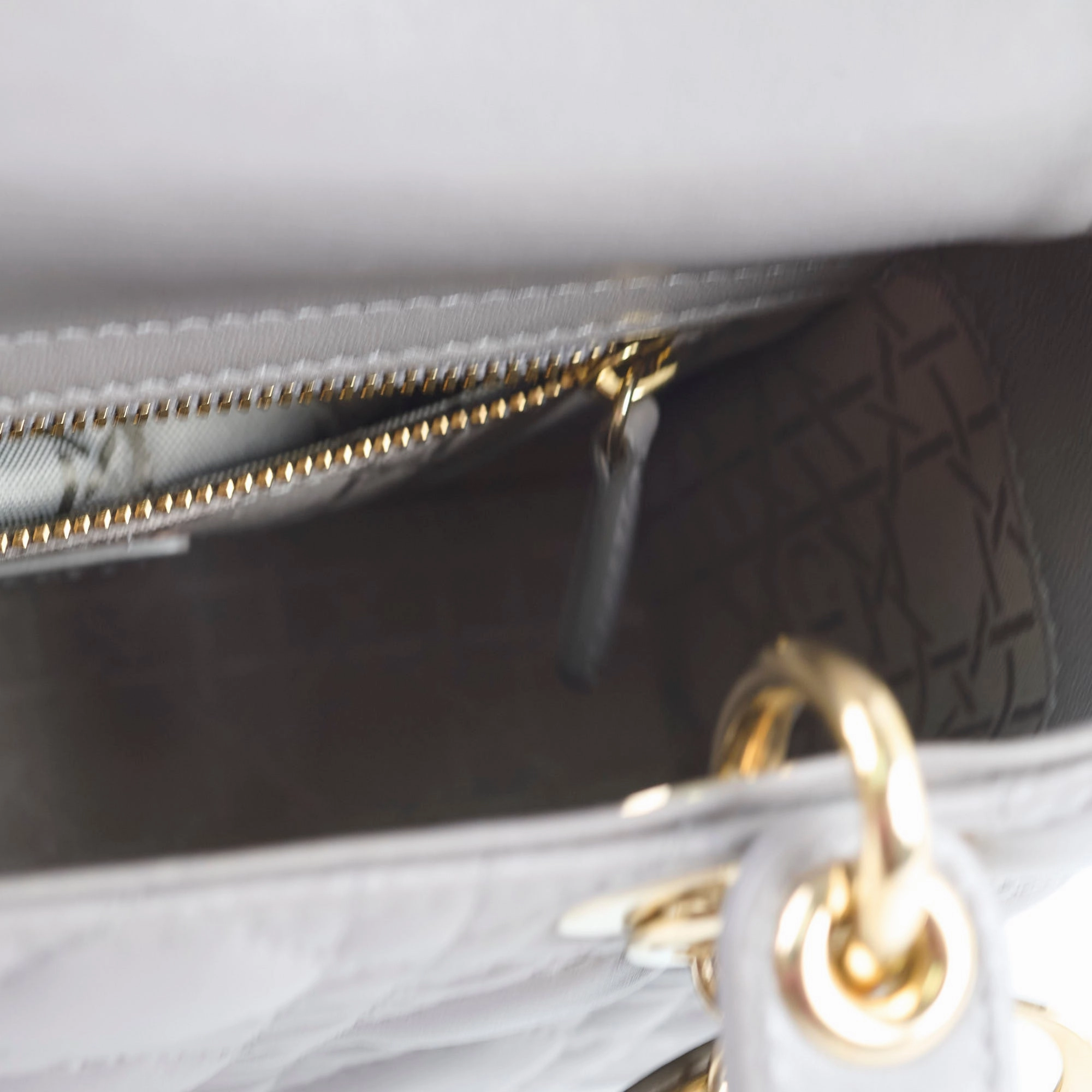 Christian Dior Small Lady Dior ABC Gray