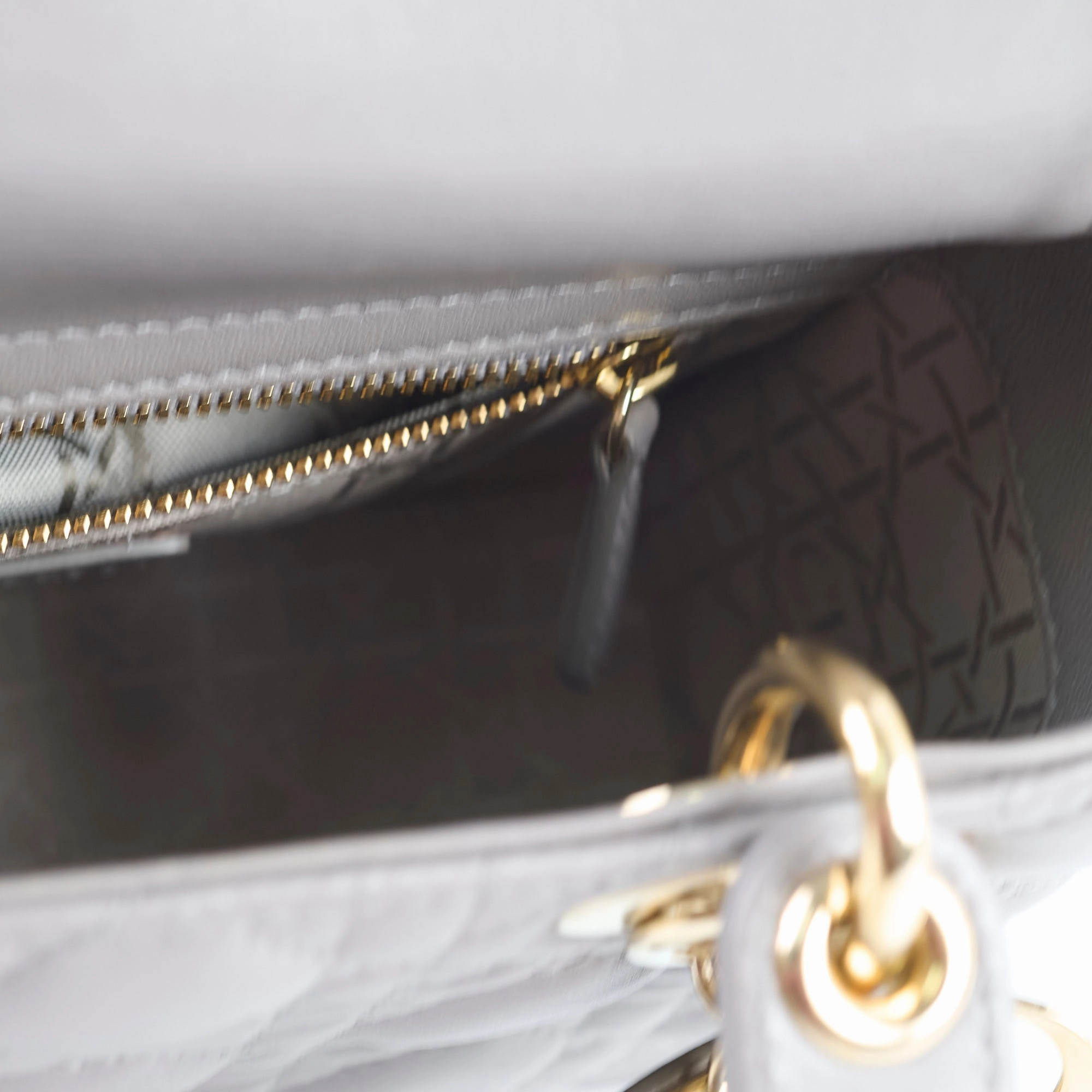 Christian Dior Small Lady Dior ABC Gray