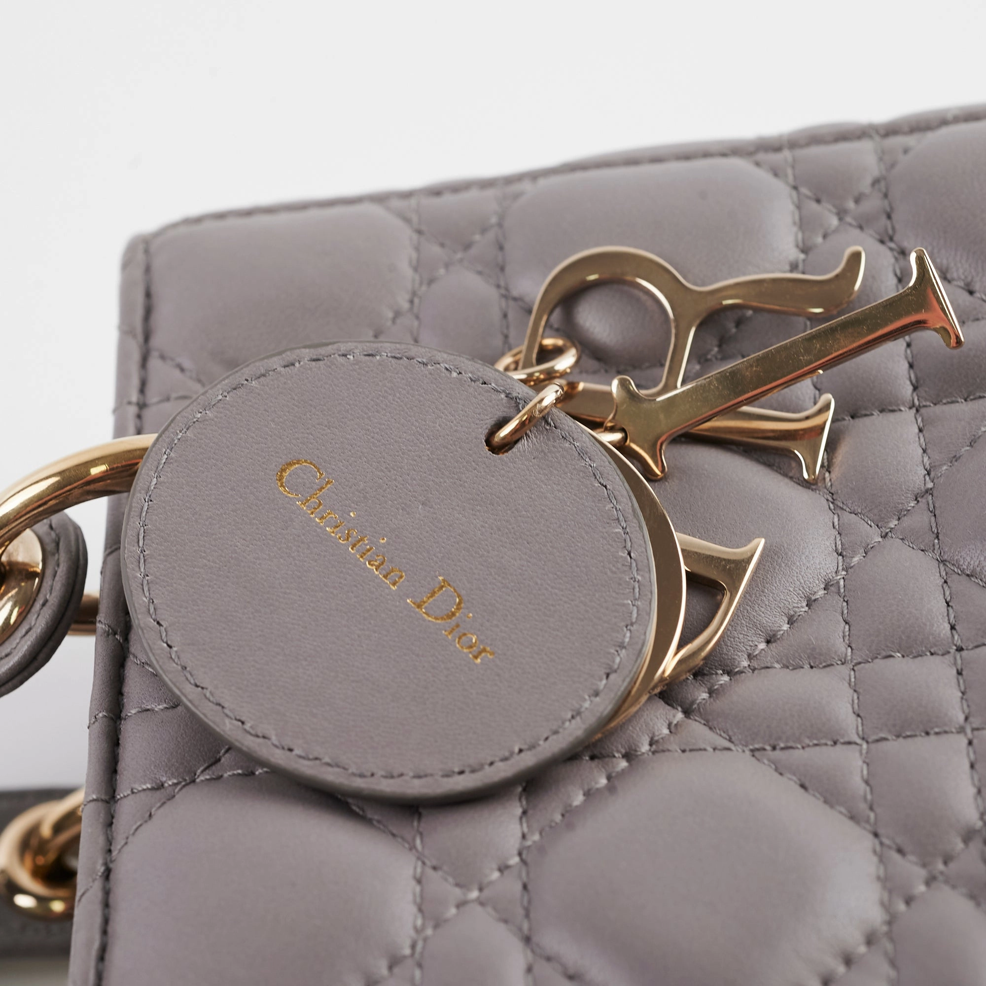Christian Dior Small Lady Dior ABC Grey
