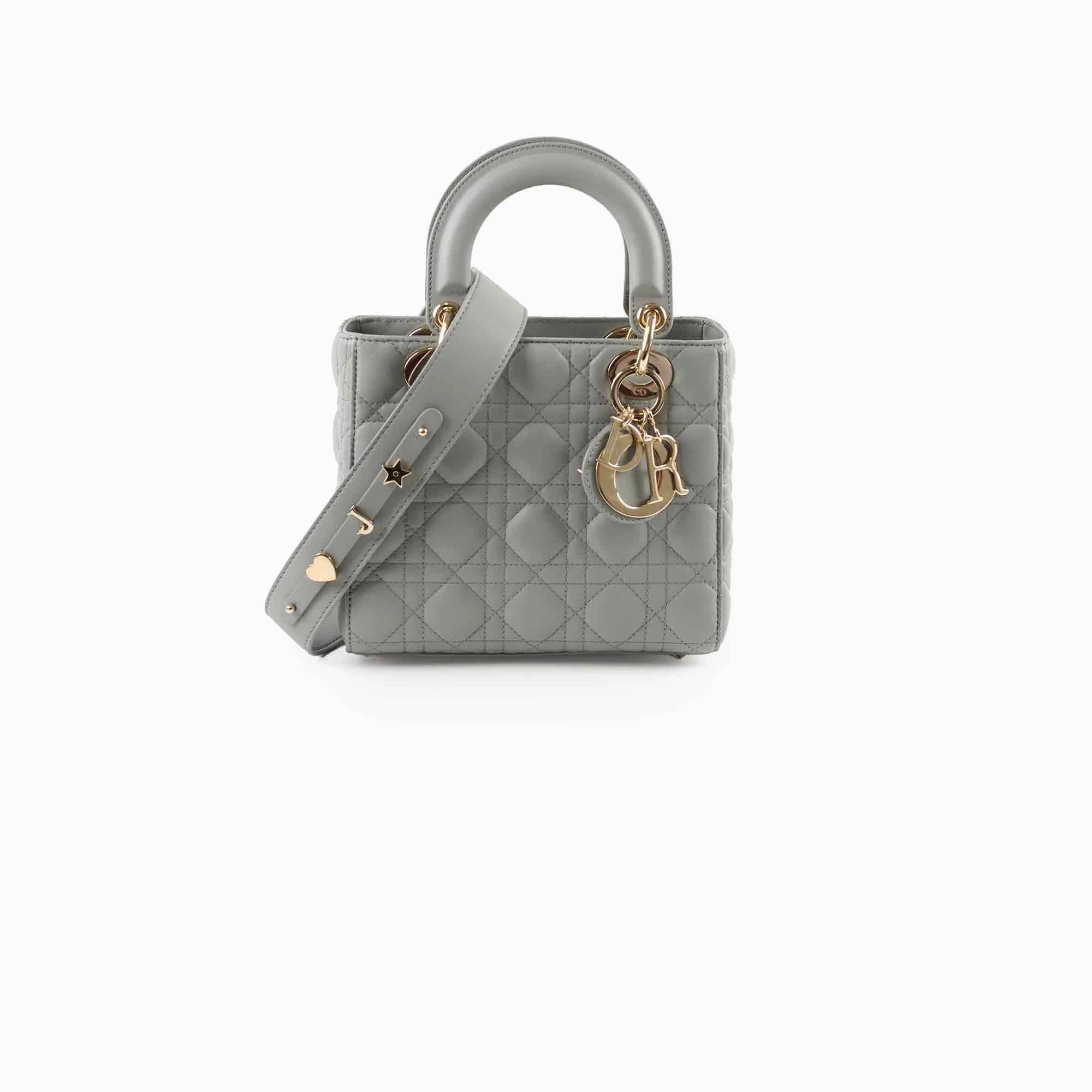 Christian Dior Small Lady Dior Grey