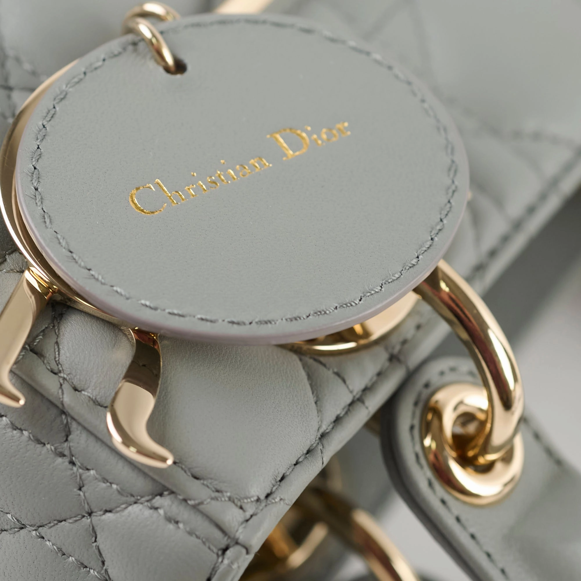 Christian Dior Small Lady Dior Grey