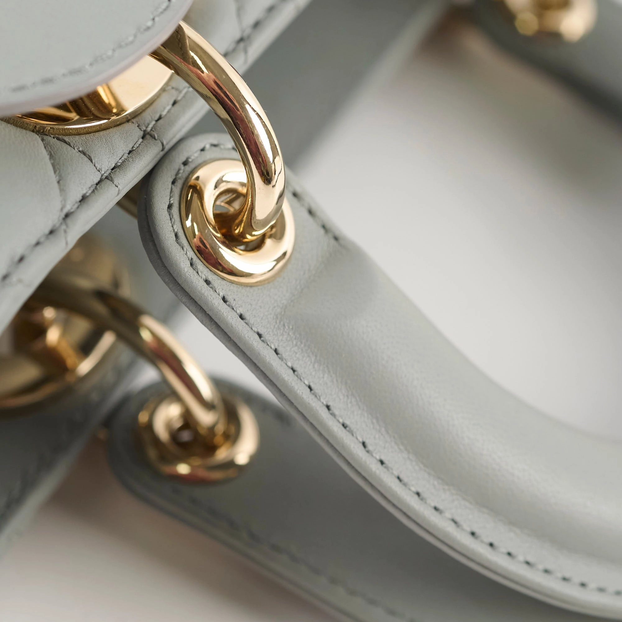Christian Dior Small Lady Dior Grey
